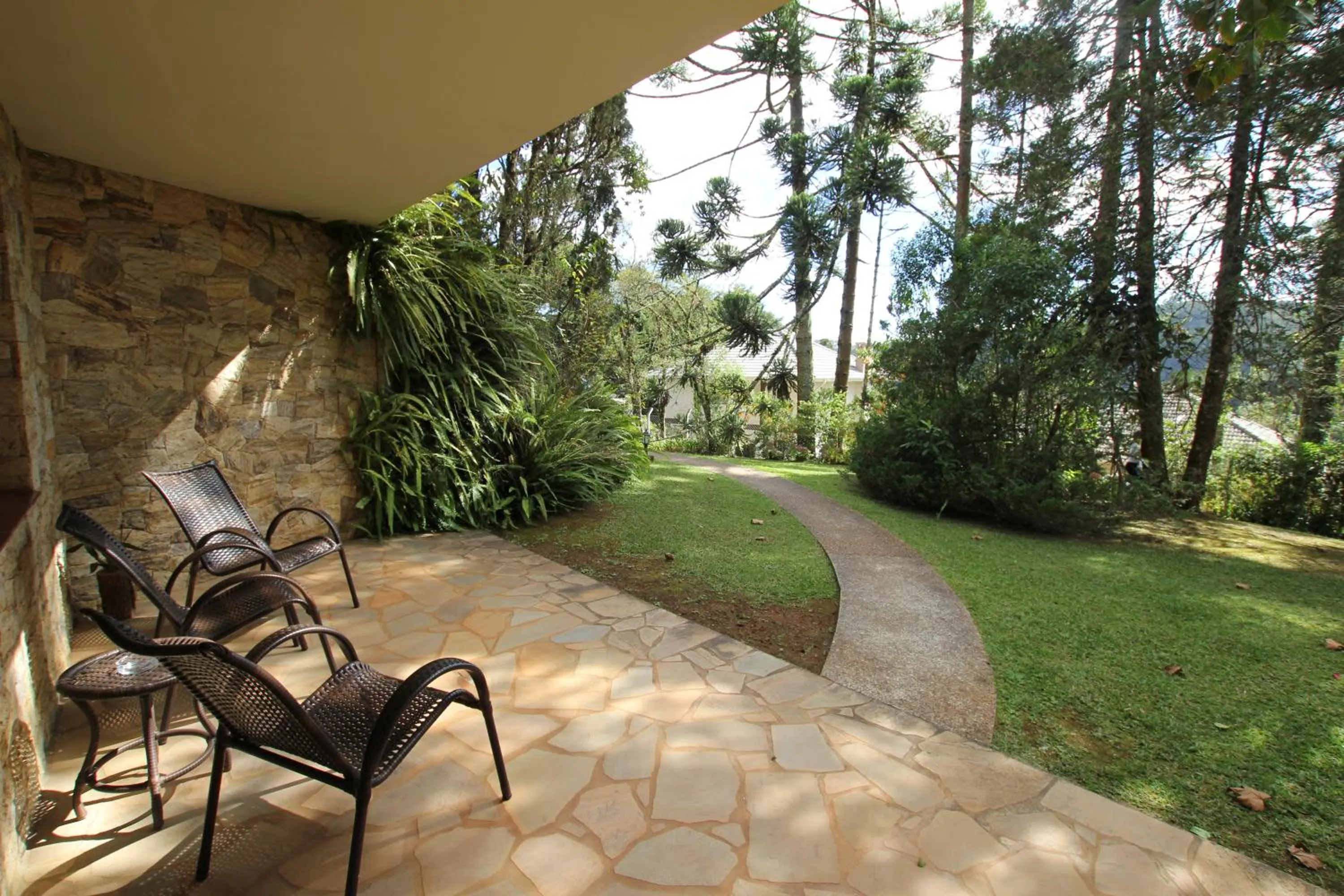 Patio in Pousada Aguia da Montanha