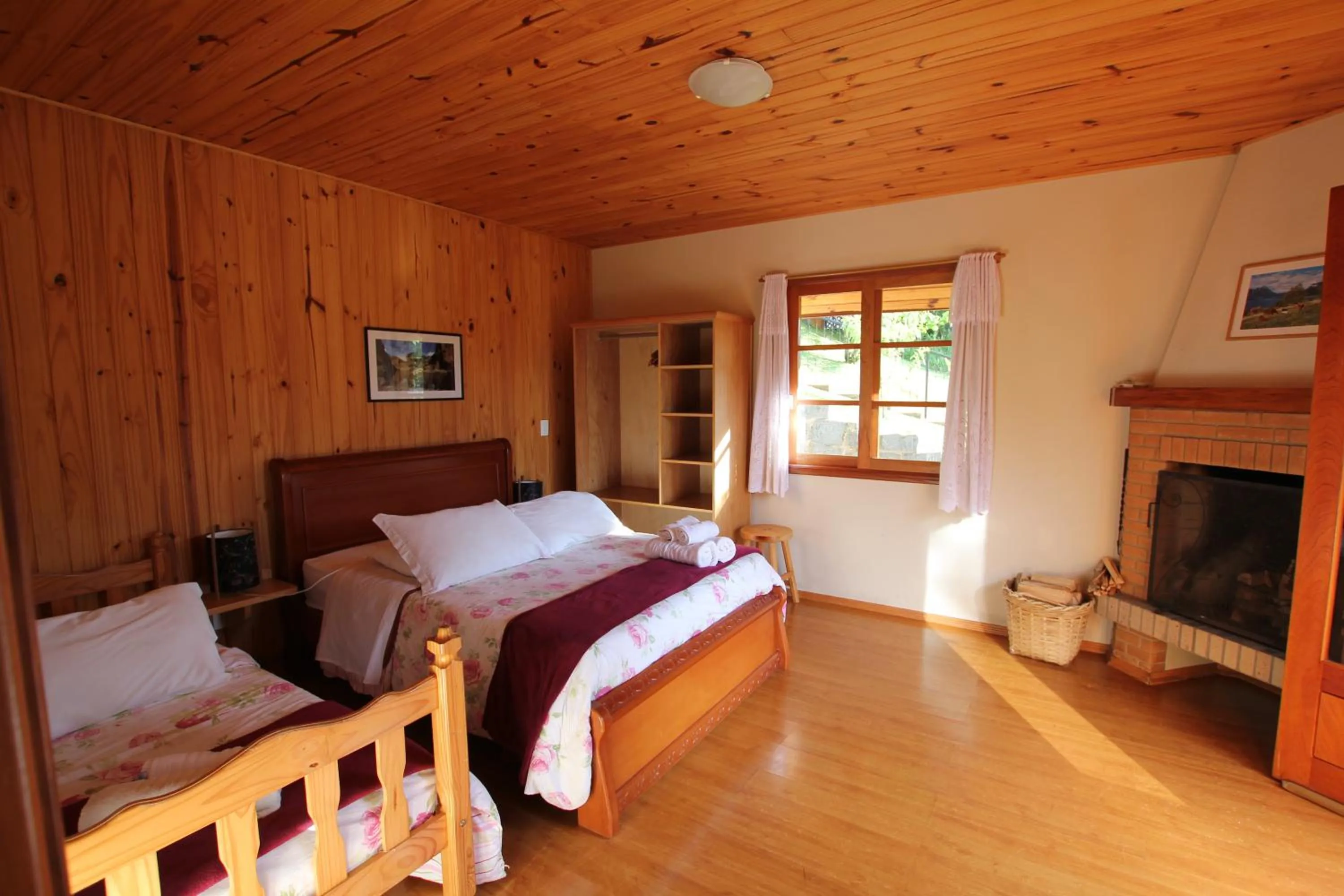 Bed in Pousada Aguia da Montanha