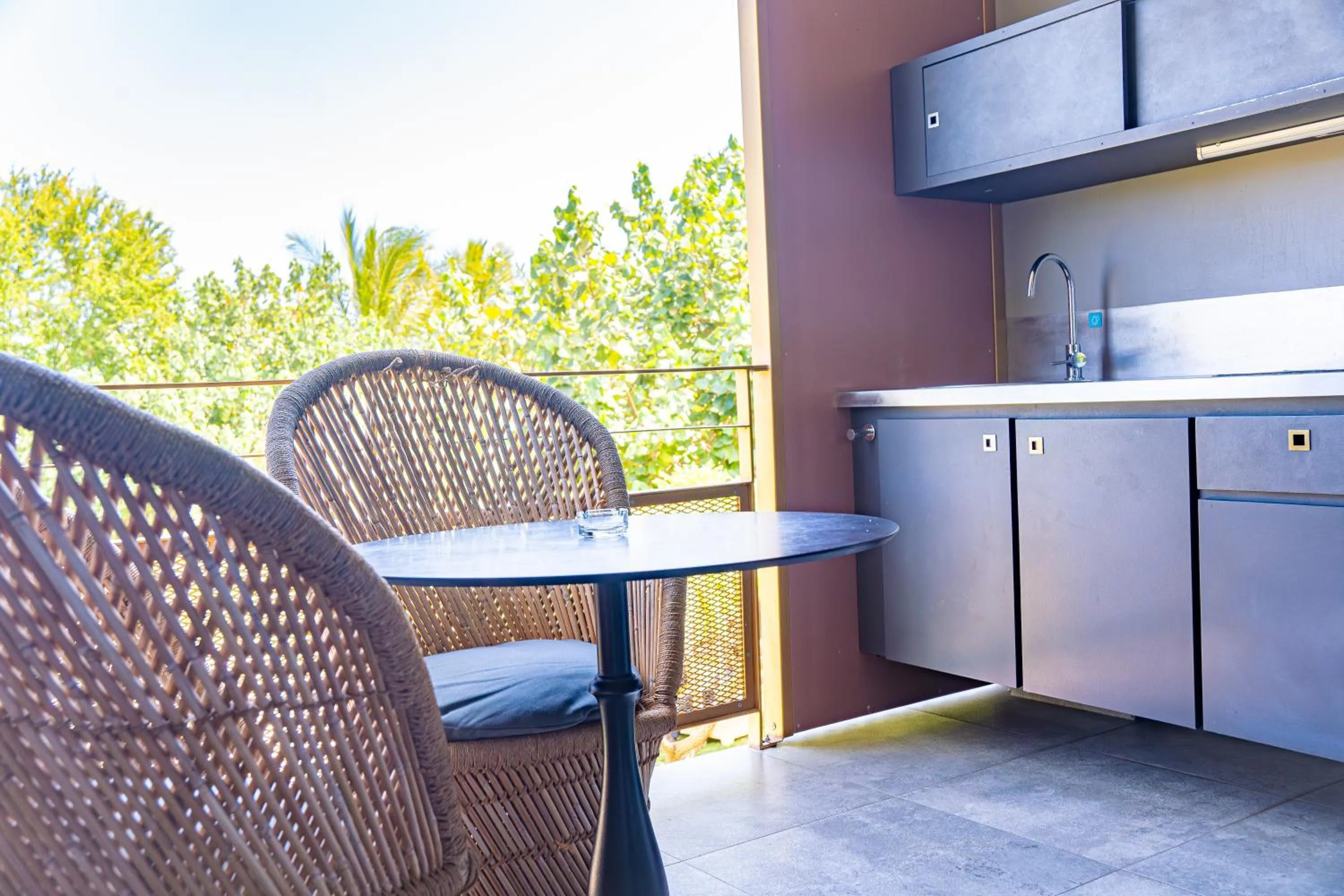 Patio in Dina Morgabine Saint Gilles