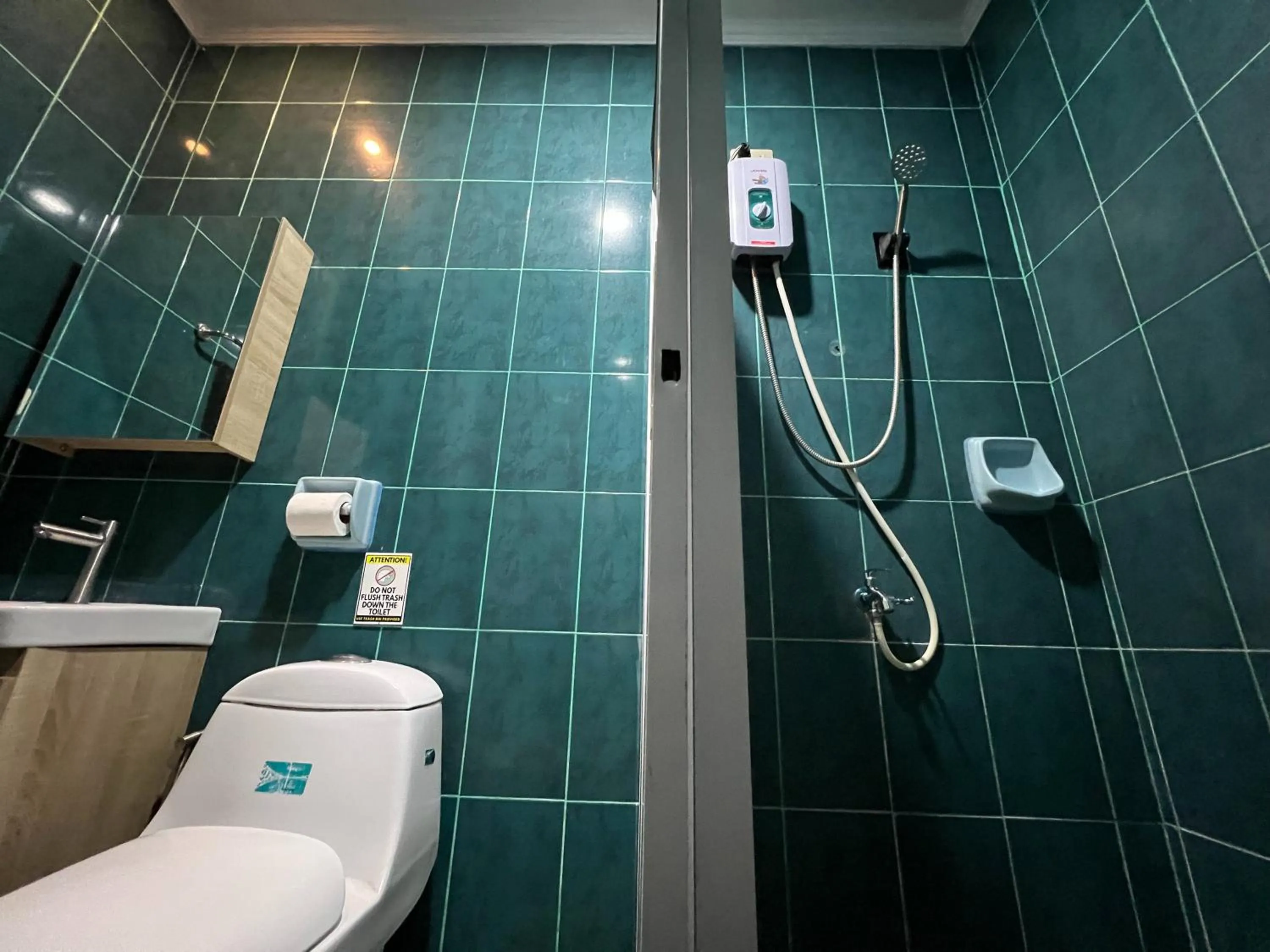 Bathroom in Rossa Hotel