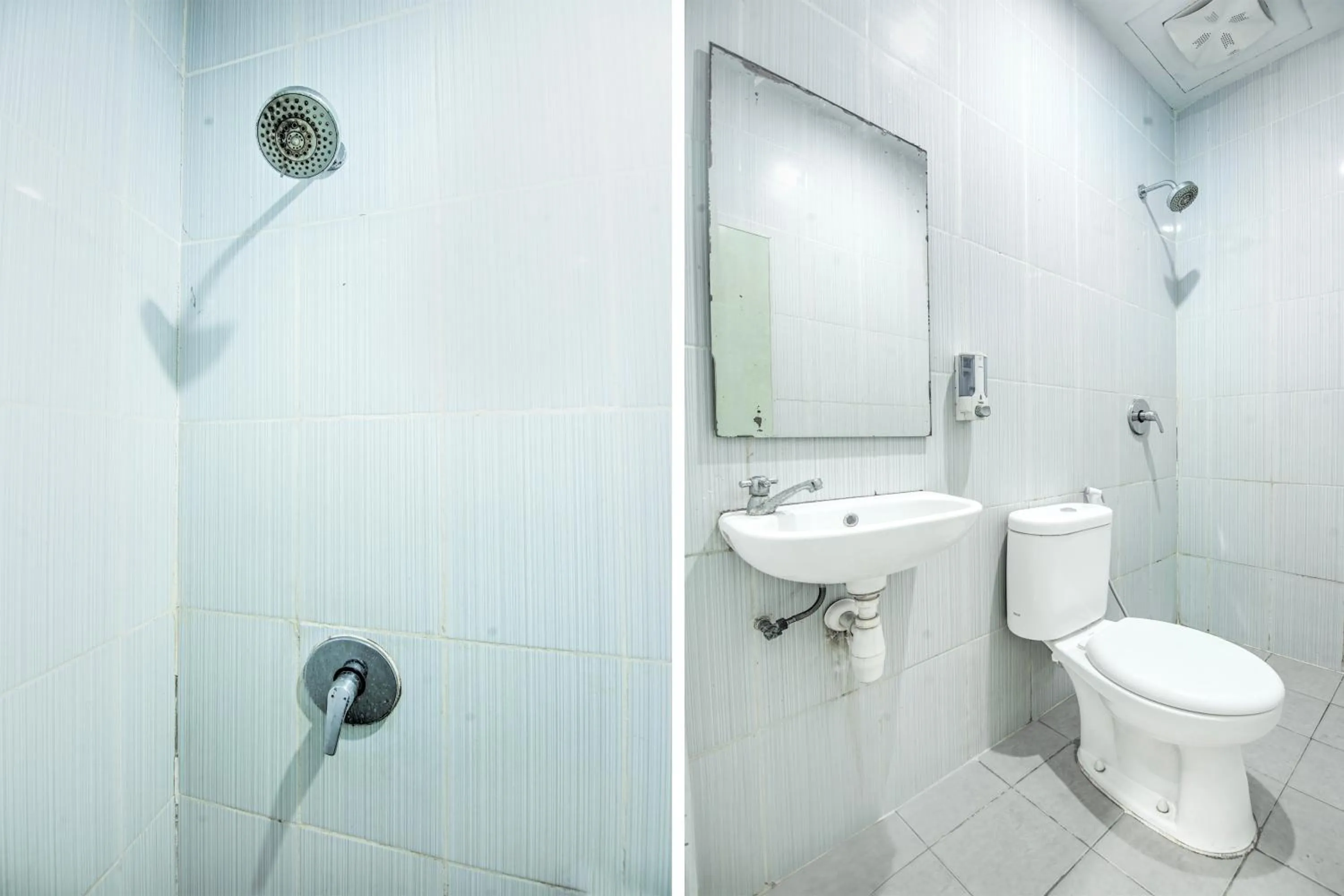 Shower in Hotel O Makassar near Mall Panakukang formerly Hotel Lucky Inn Makassar