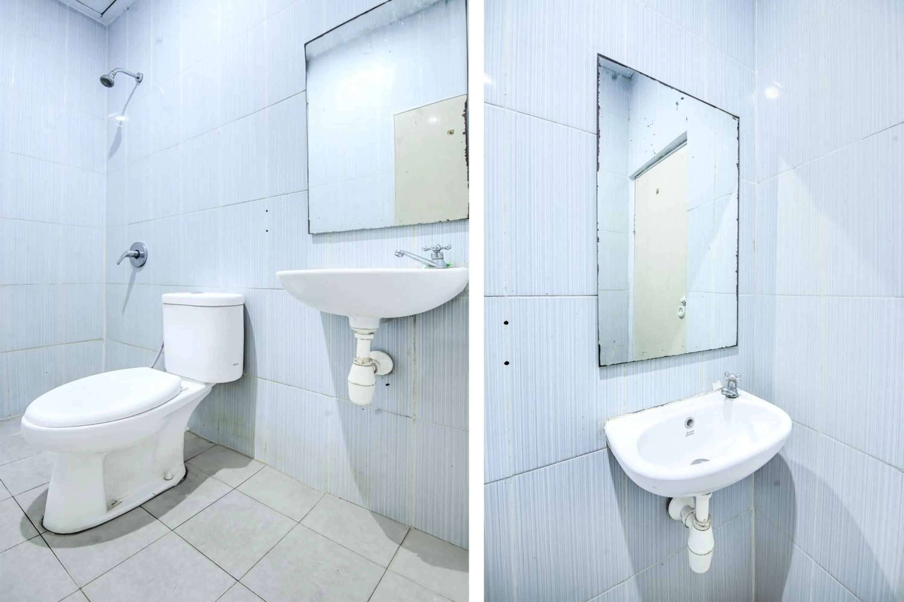 Bathroom in Hotel O Makassar near Mall Panakukang formerly Hotel Lucky Inn Makassar