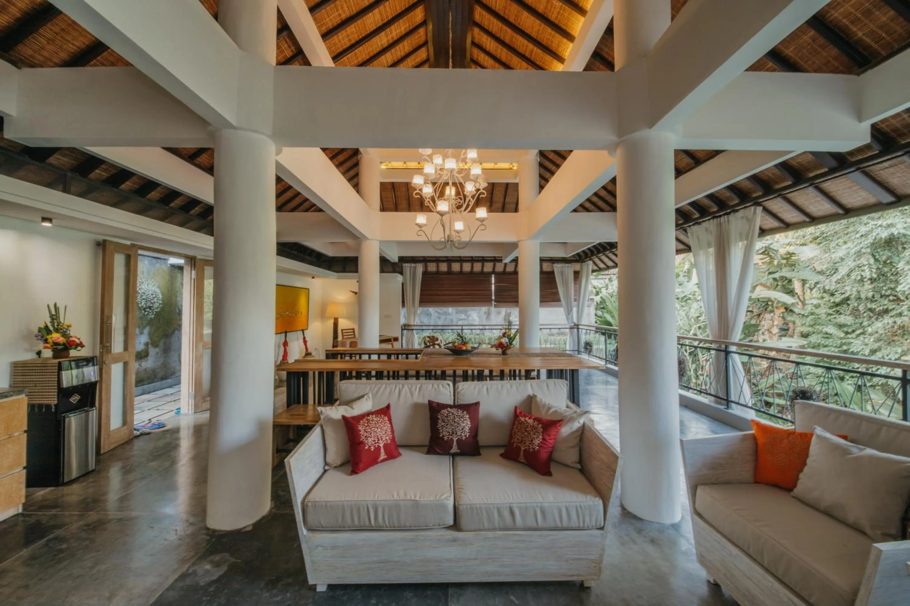 Living room in La-Meli Villas Ubud