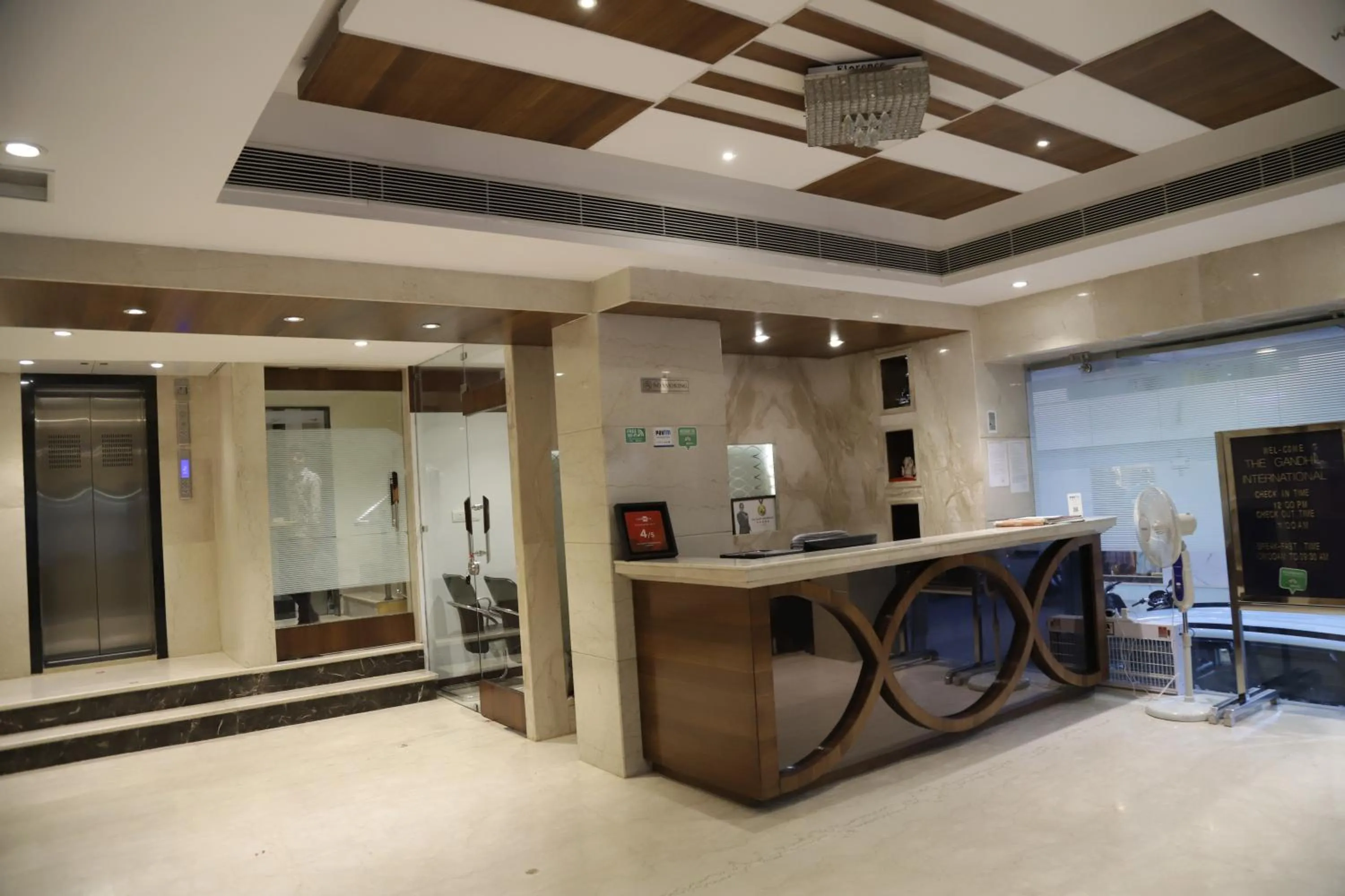 Lobby or reception in The Gandhi International