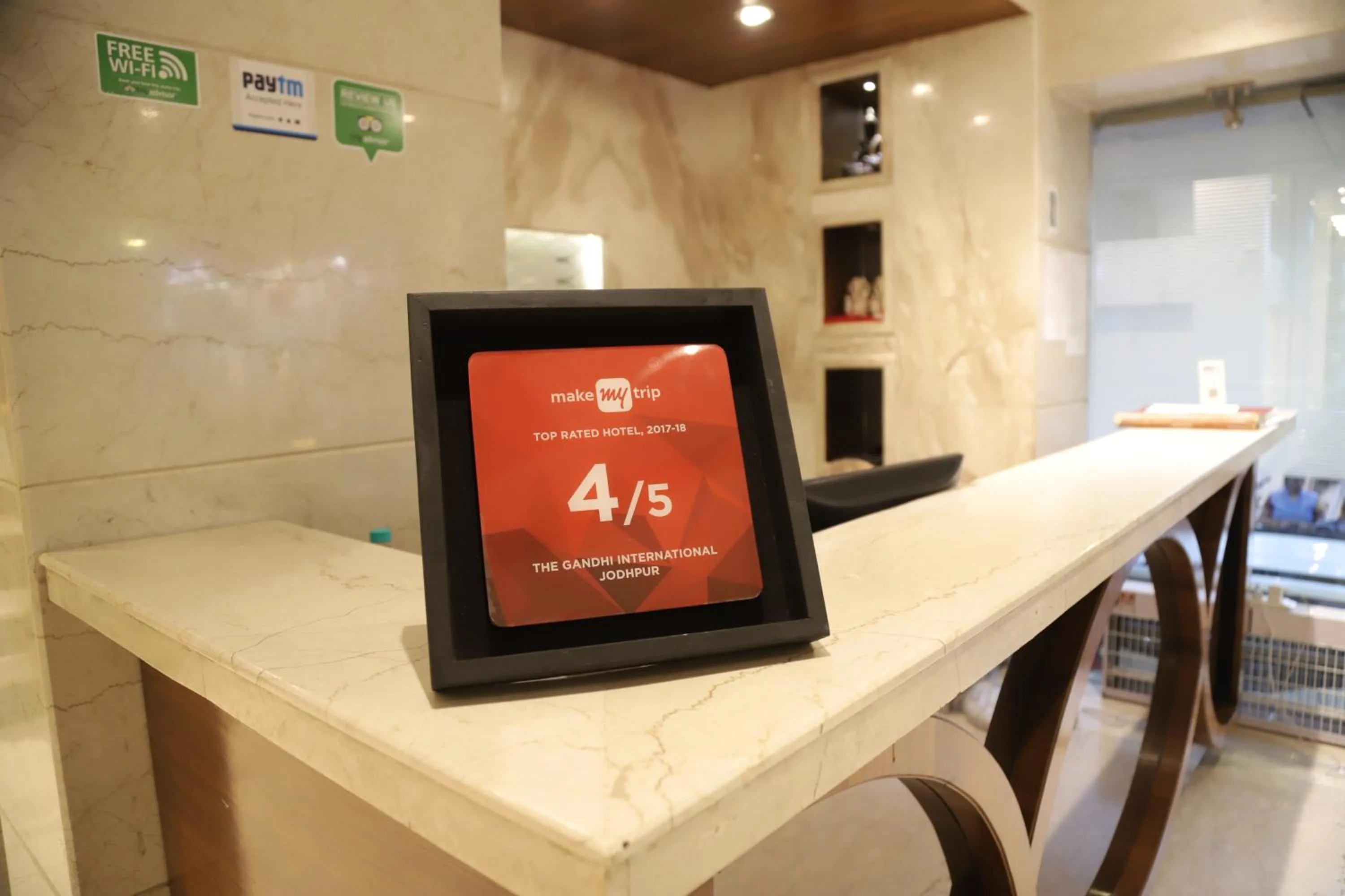 Certificate/Award in The Gandhi International