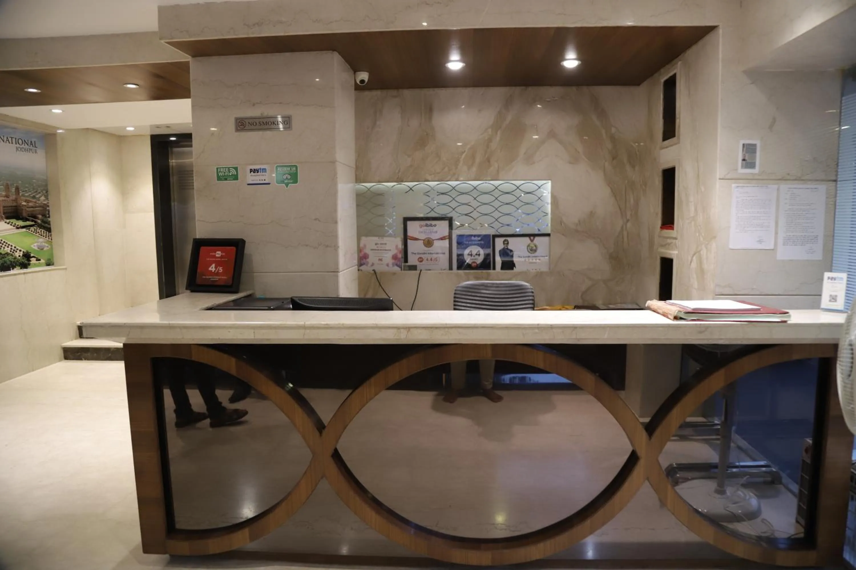 Lobby or reception in The Gandhi International