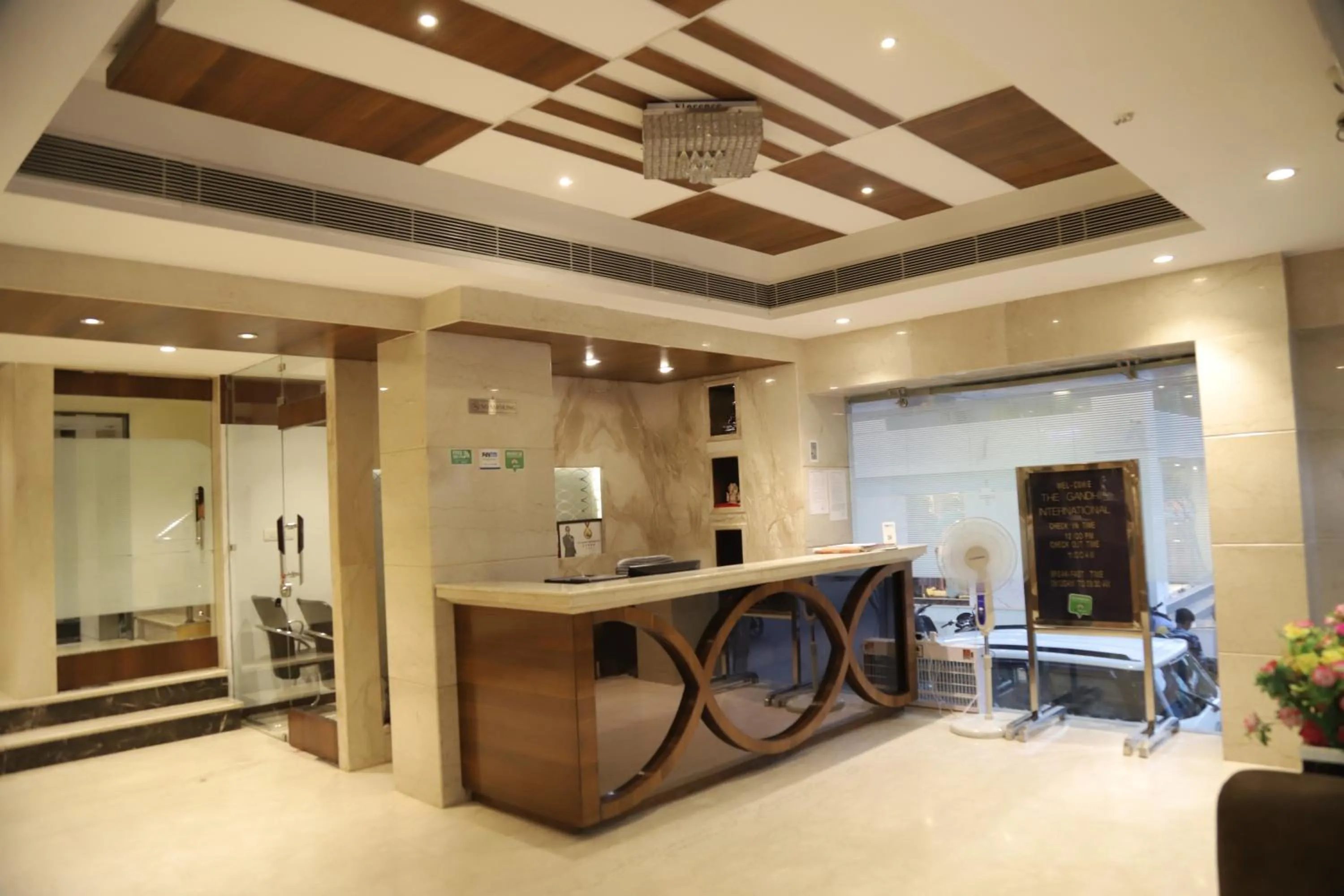 Lobby or reception in The Gandhi International