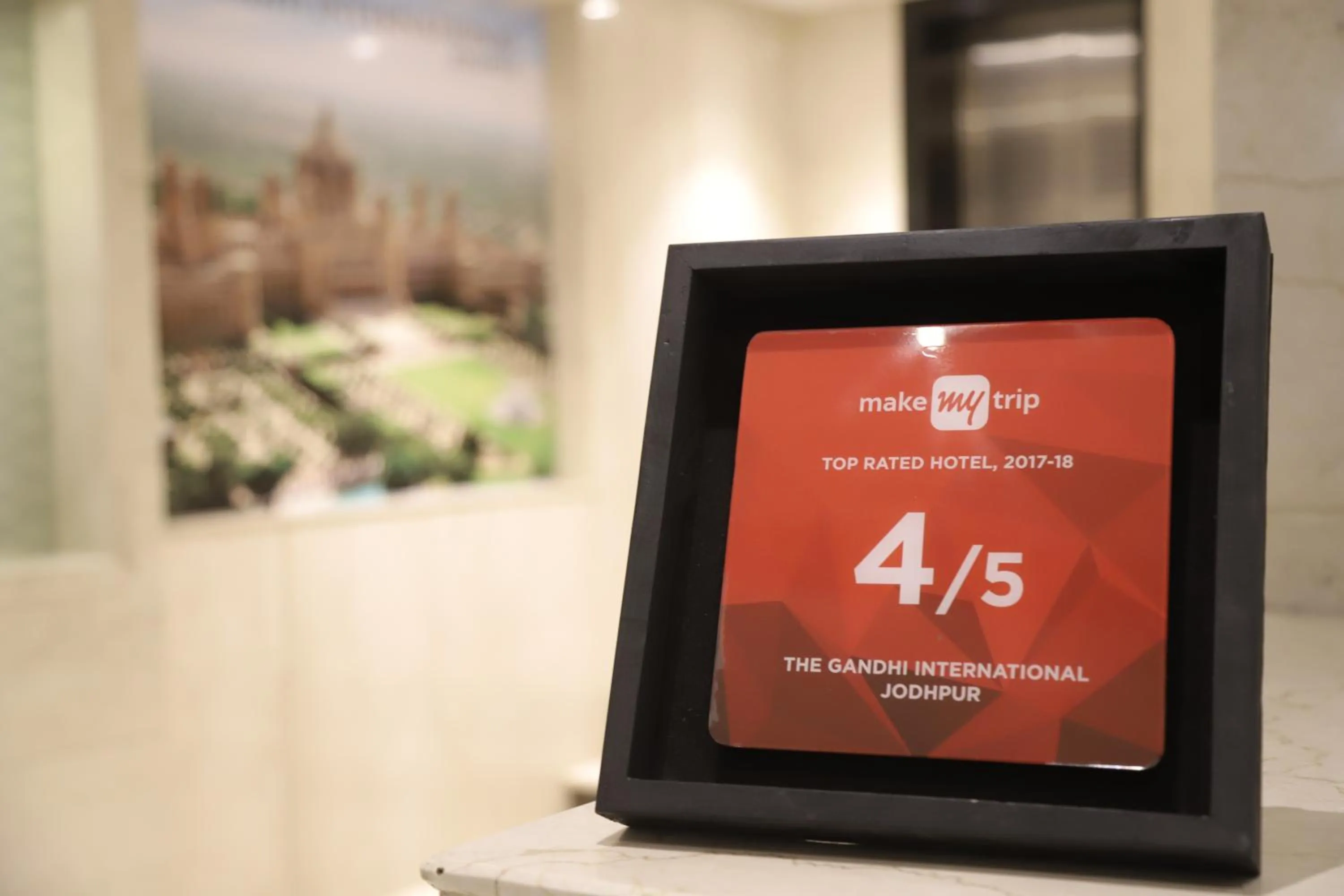 Certificate/Award in The Gandhi International