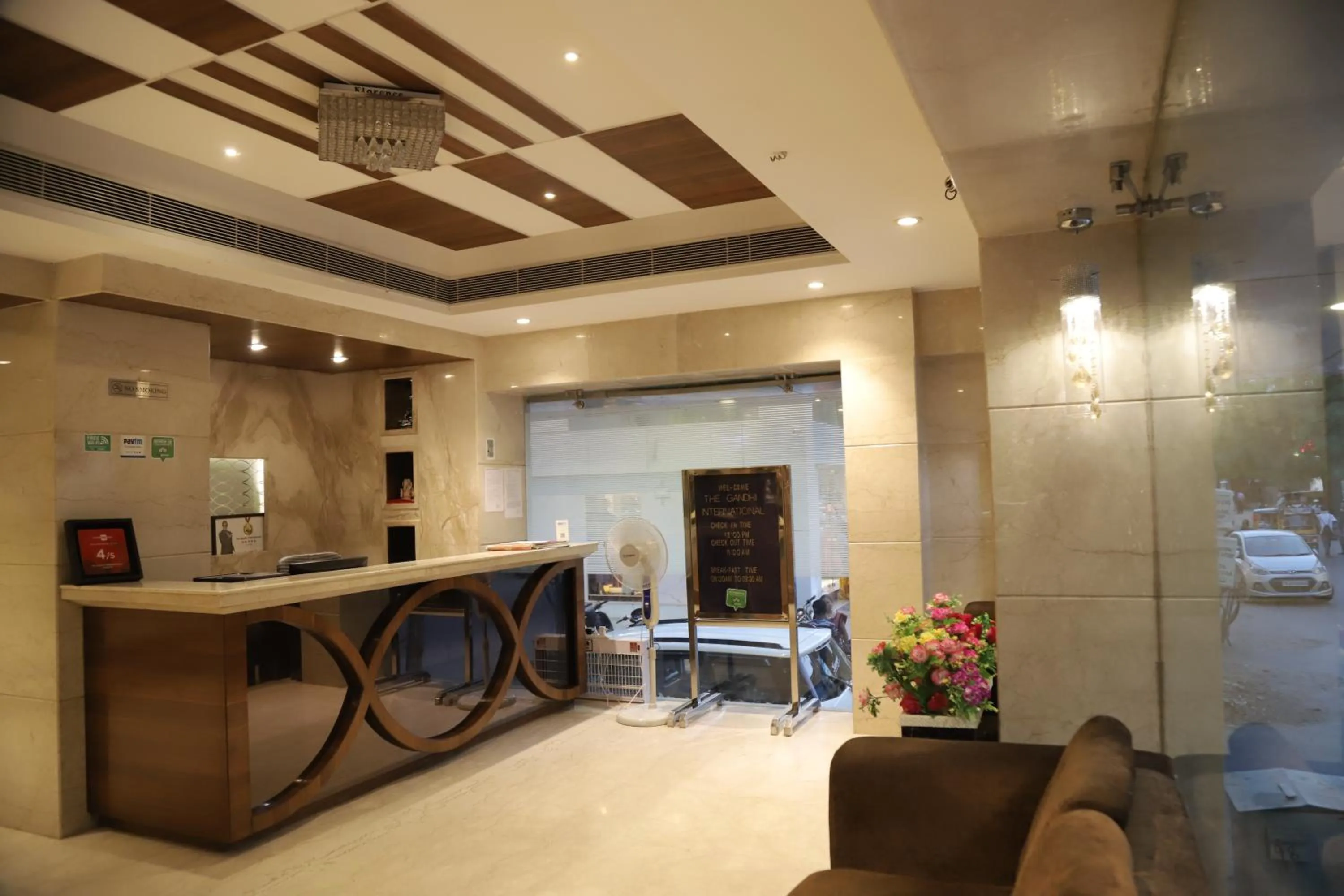 Lobby or reception in The Gandhi International