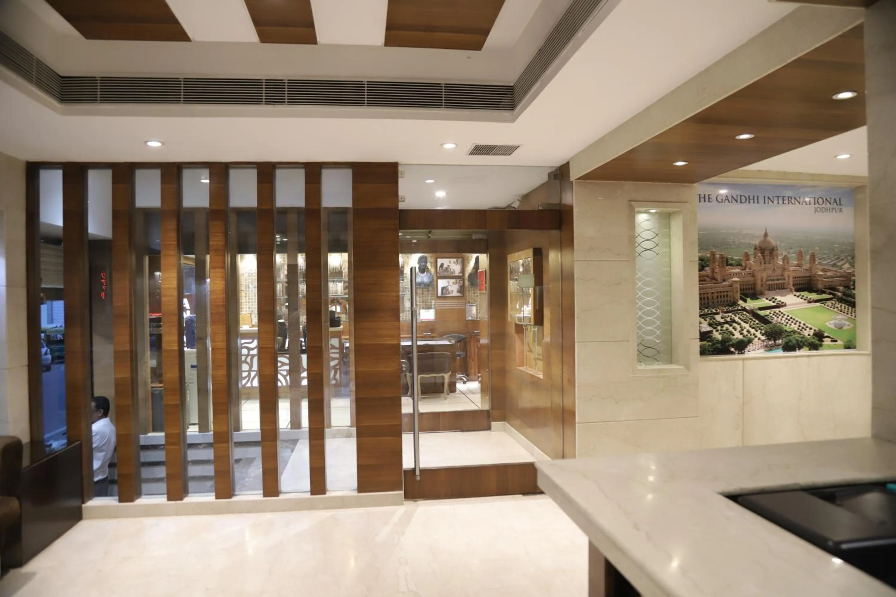 Facade/entrance in The Gandhi International