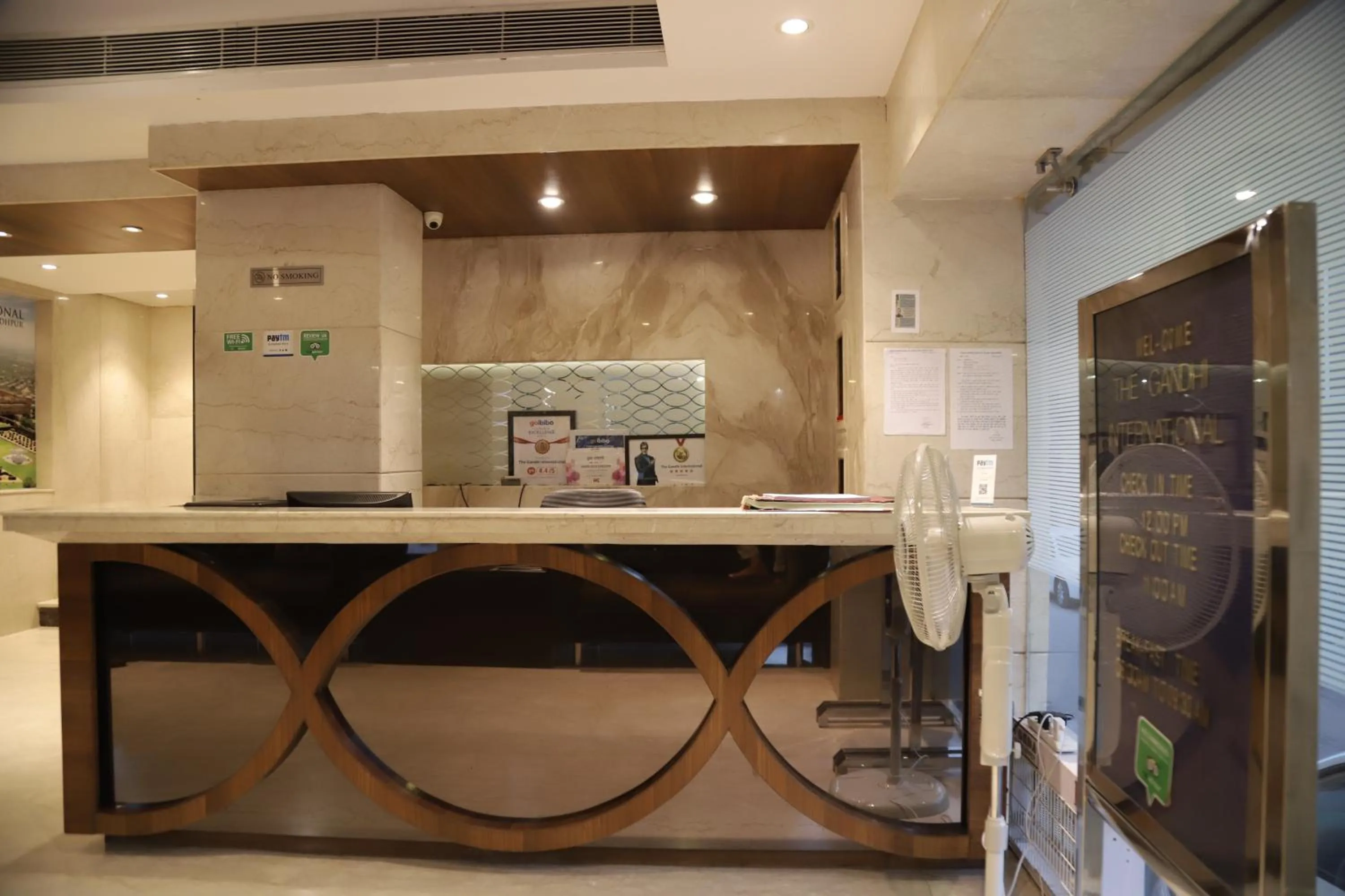 Lobby or reception in The Gandhi International