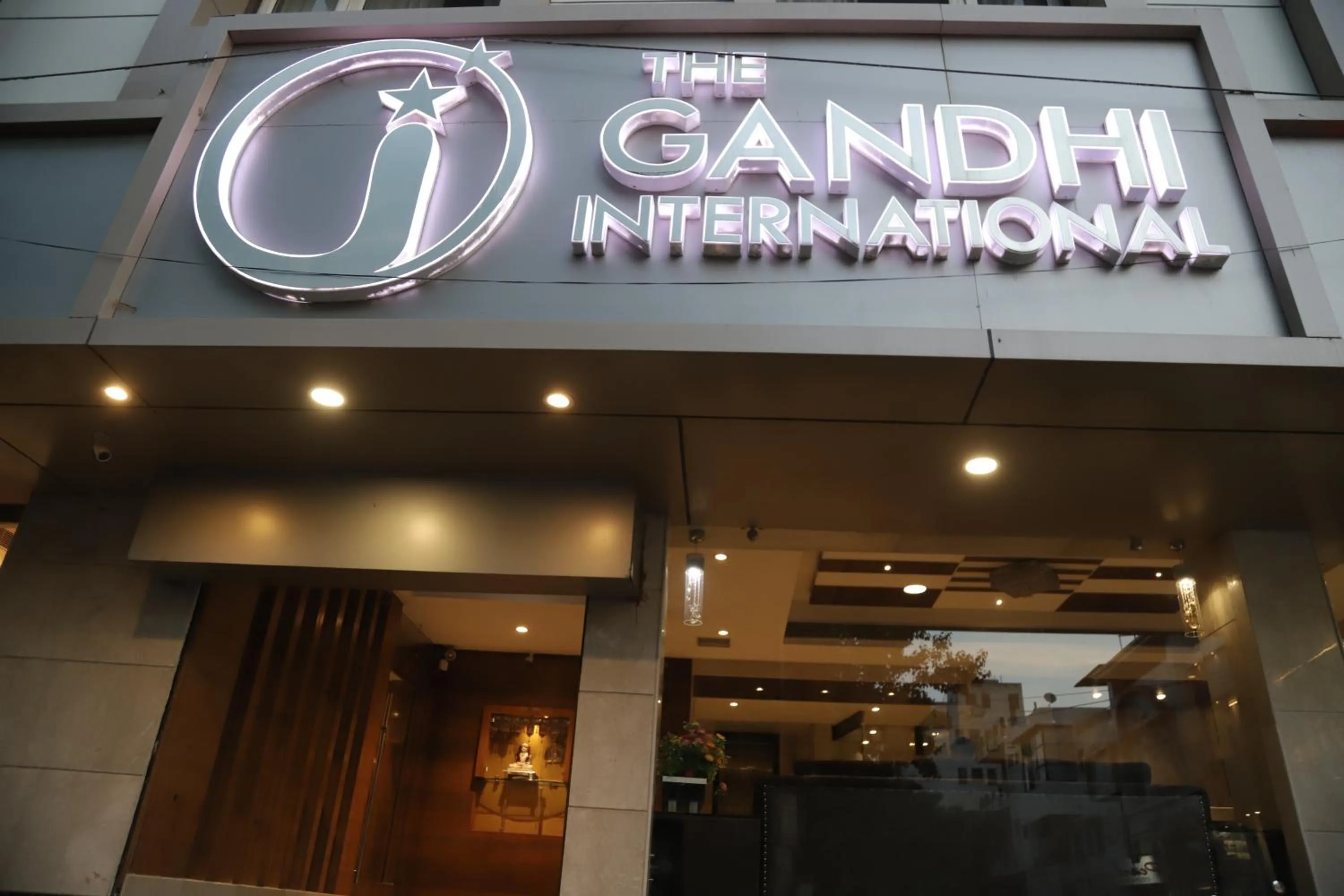 Facade/entrance in The Gandhi International