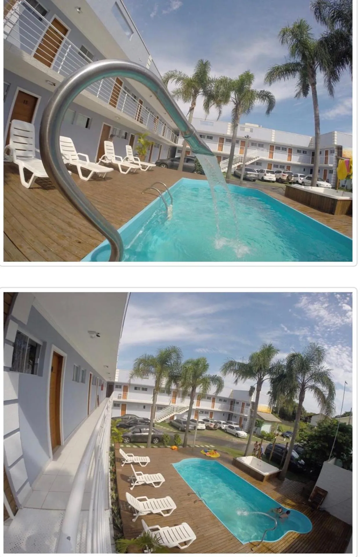 Swimming pool in Pousada Das Estrelas