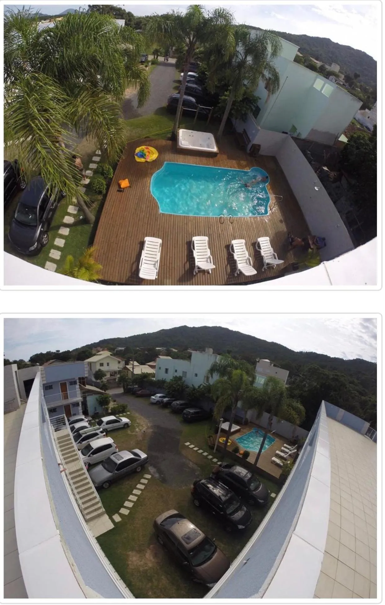 Swimming pool in Pousada Das Estrelas