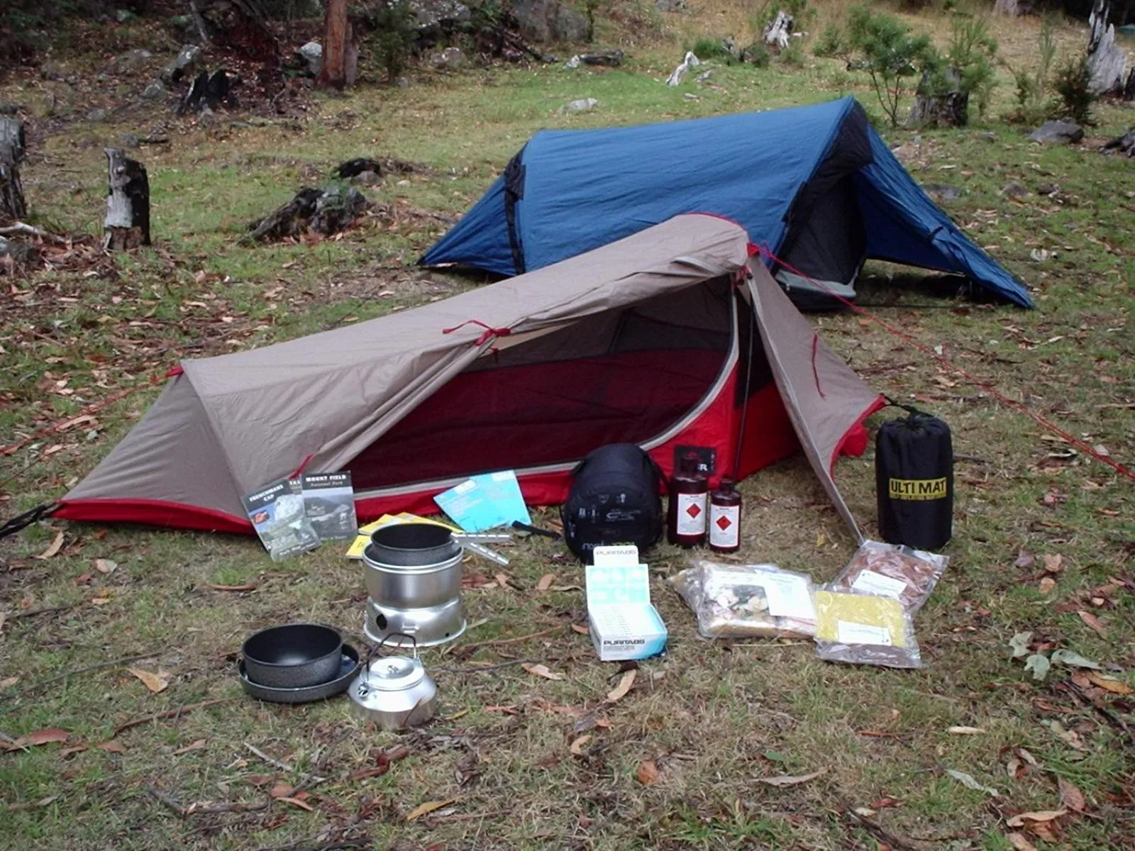 Bed in Base Camp Tasmania