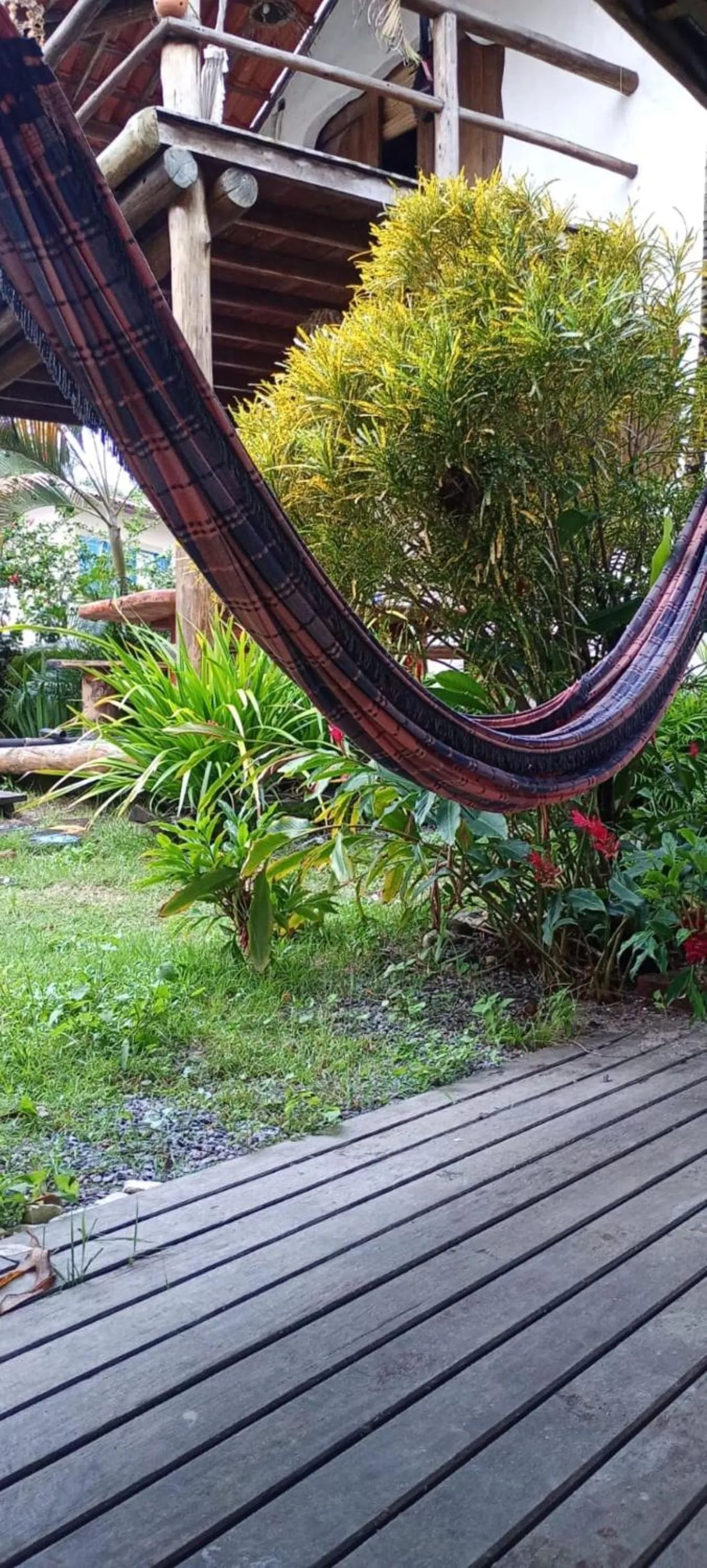 Garden view in Pousada Cavallitos d'Amar