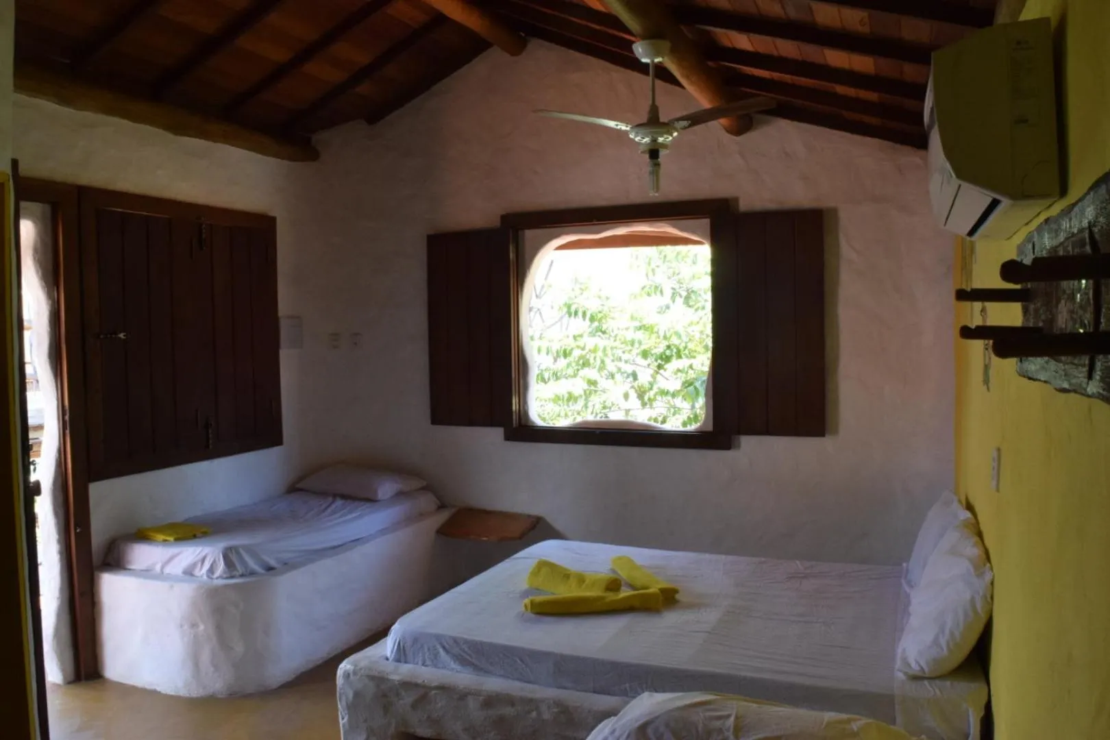 Bed in Pousada Cavallitos d'Amar