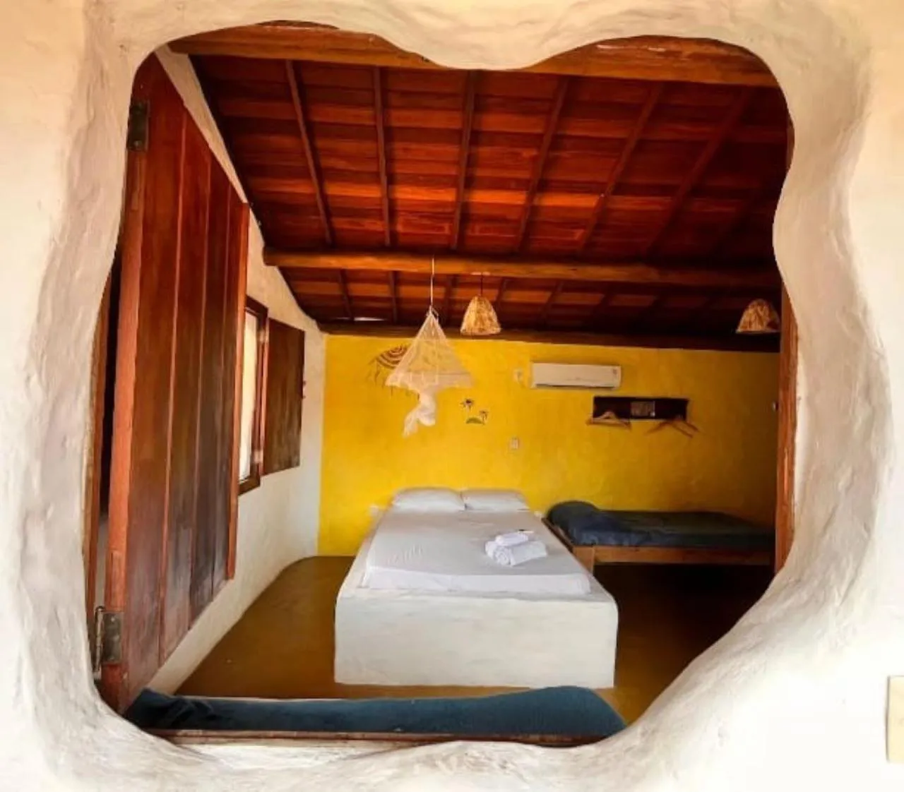 Bed in Pousada Cavallitos d'Amar