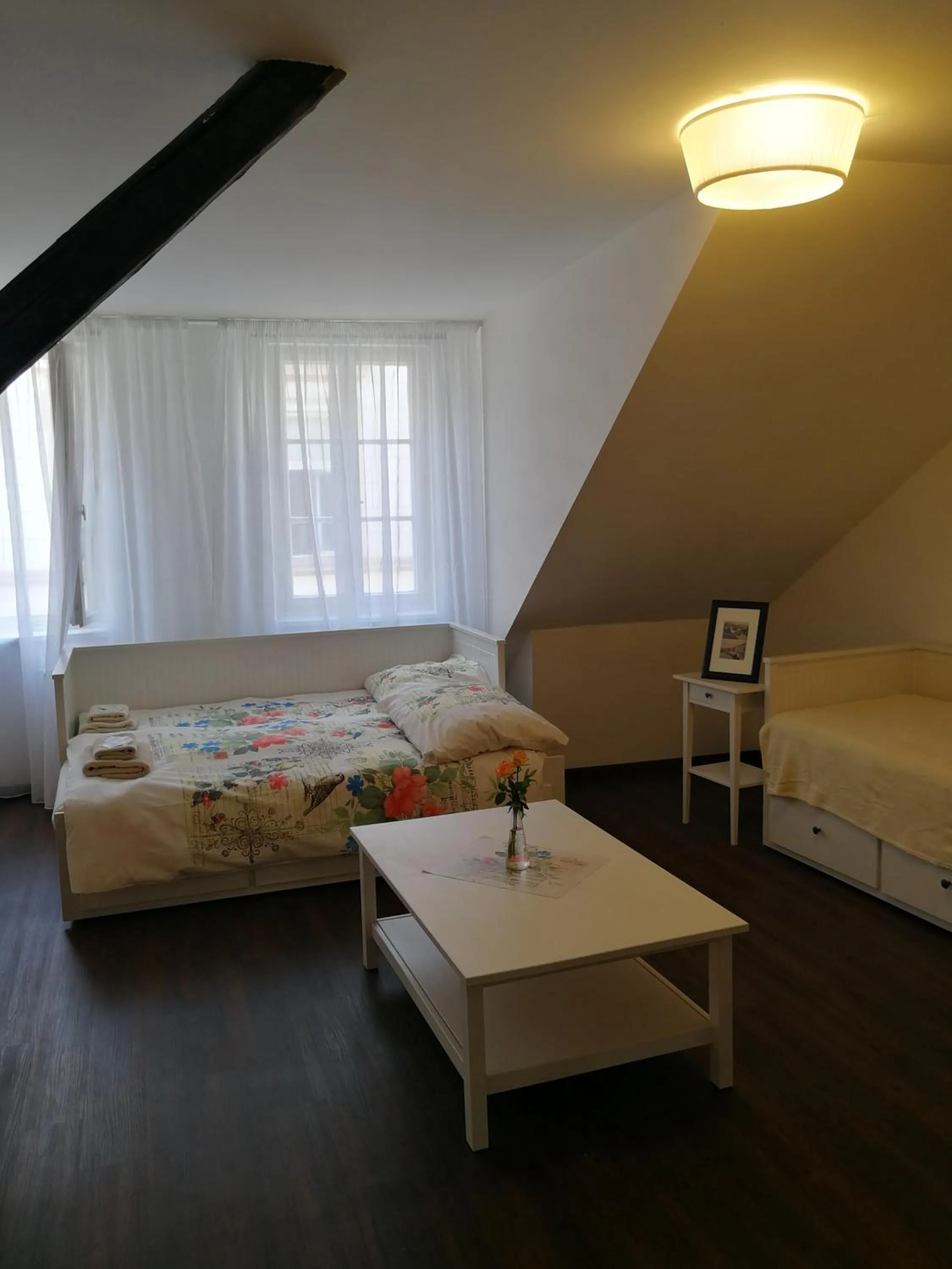 Living room, Bed in Hnízdo Snů
