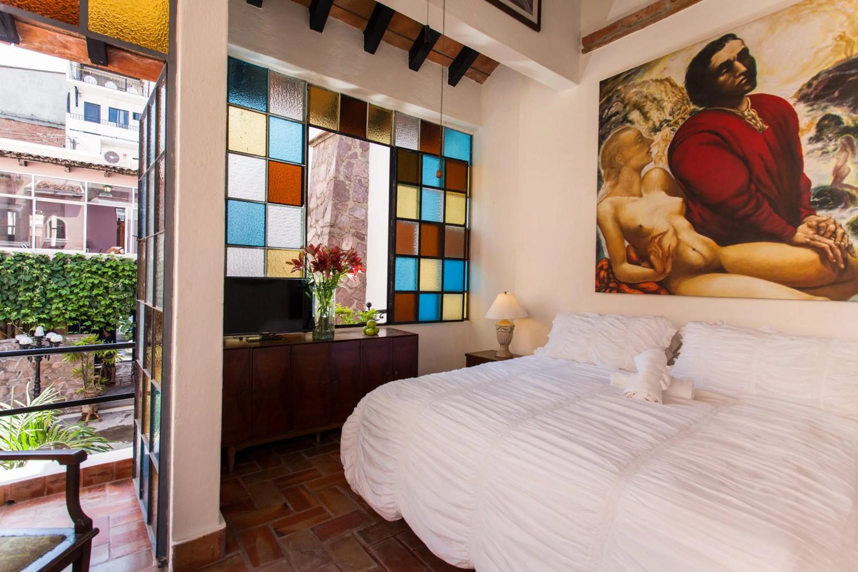 Bedroom, Bed in Garlands Del Rio Riverside Boutique Hotel