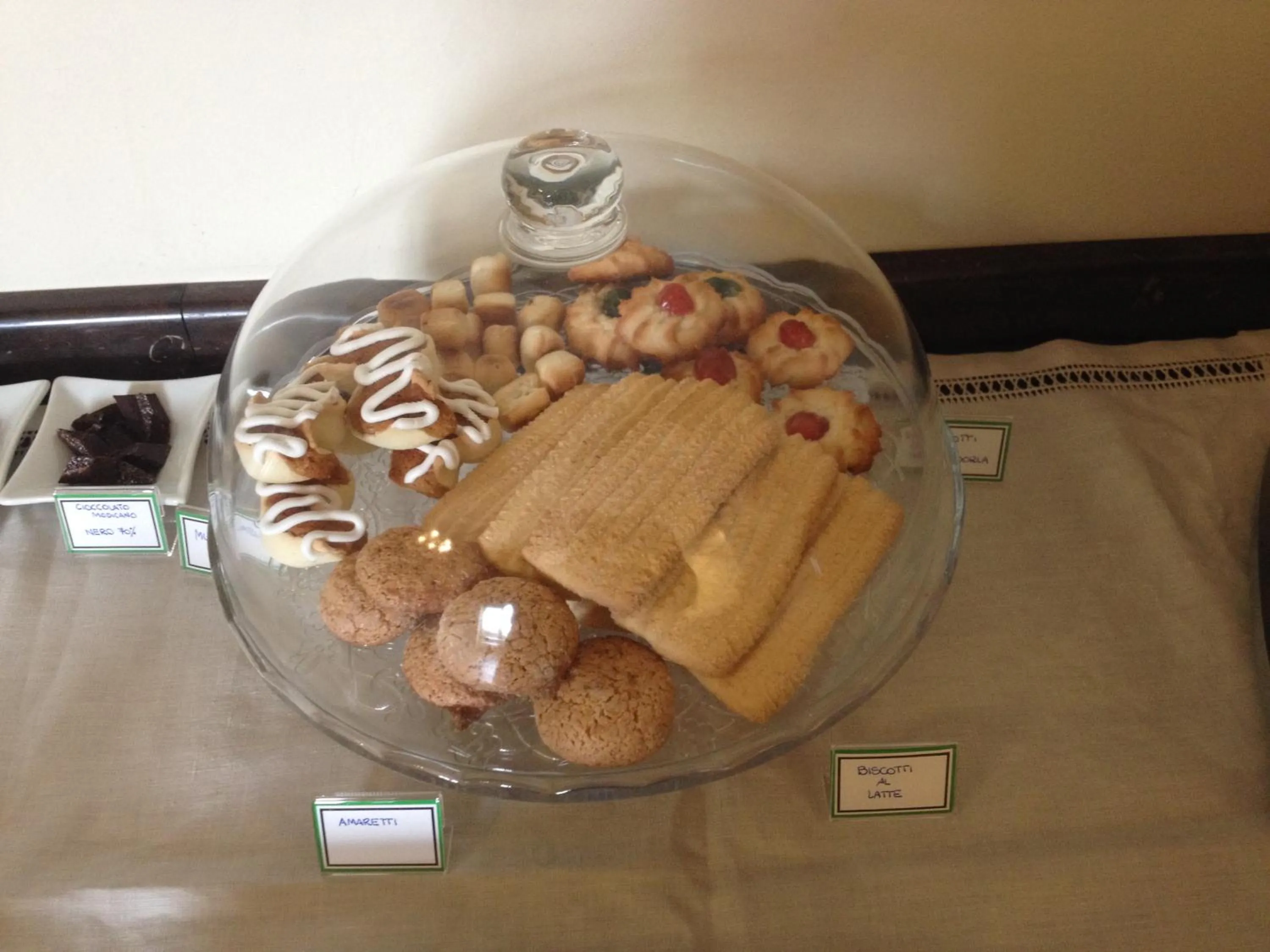 Food close-up in Il Duomo Relais