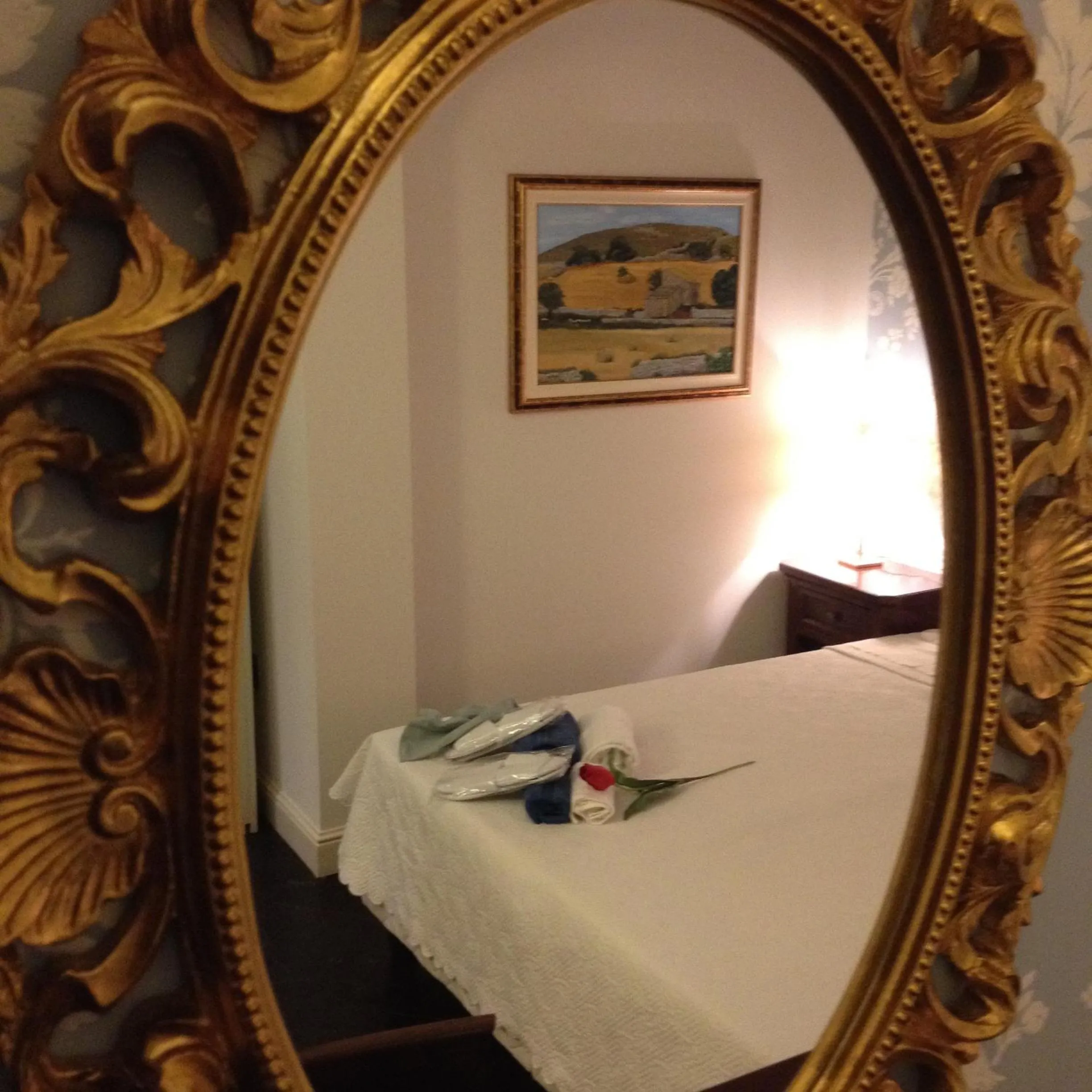 Decorative detail, Bed in Il Duomo Relais