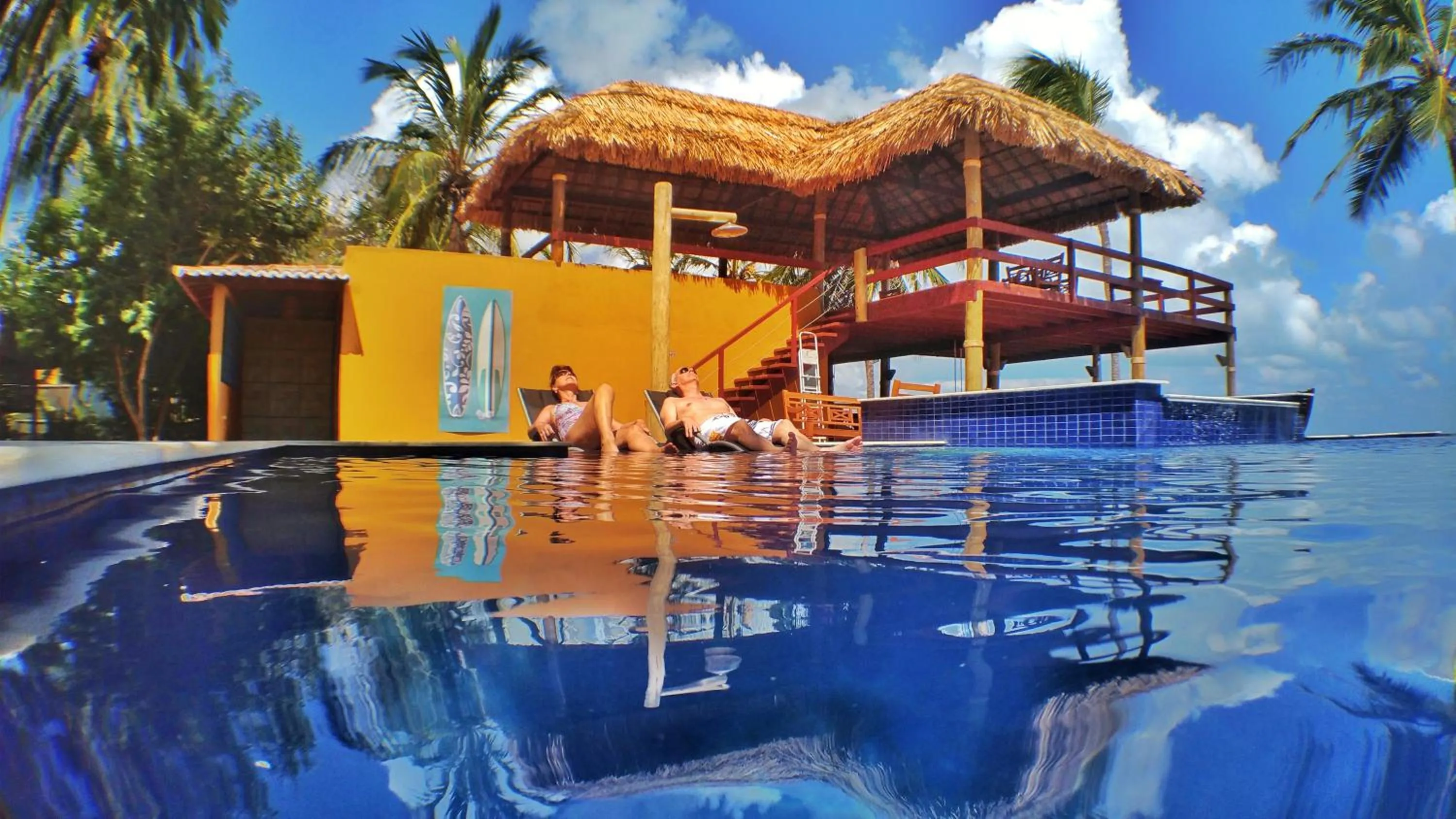 Pool view in Pousada Spa dos Amores