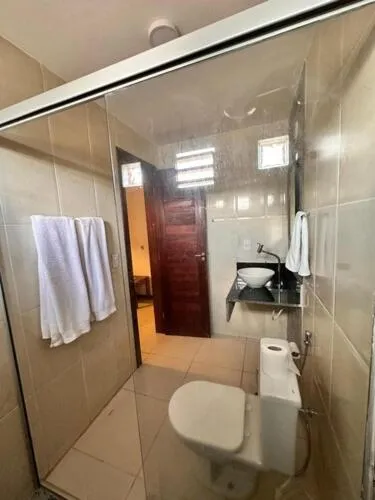 Shower in Pousada Spa dos Amores