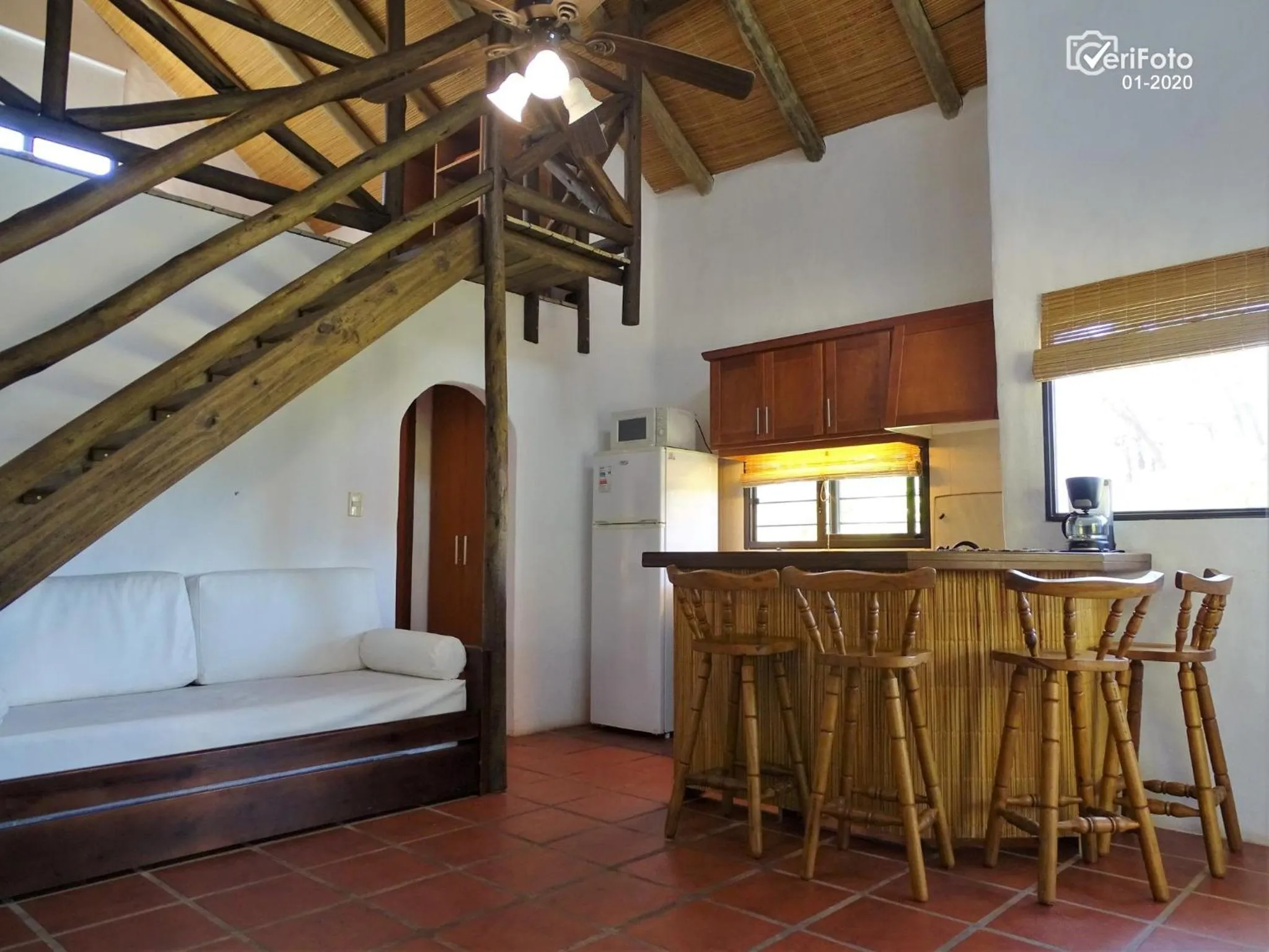 Bed in Bungalows Punta Colorada