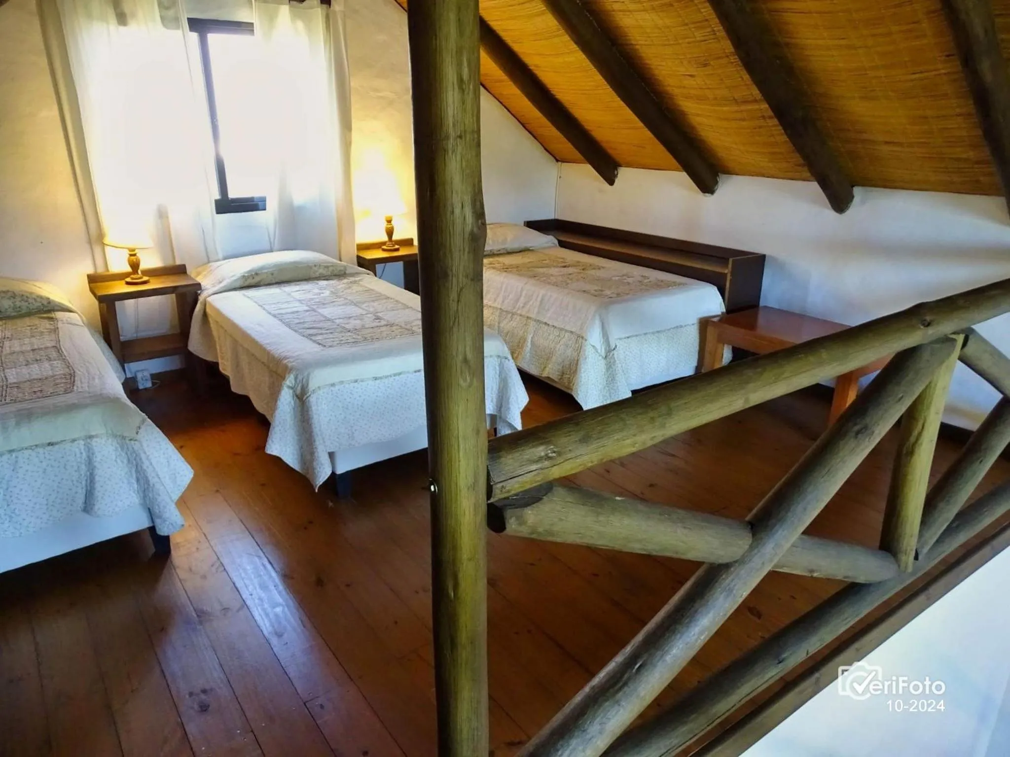 Bed in Bungalows Punta Colorada