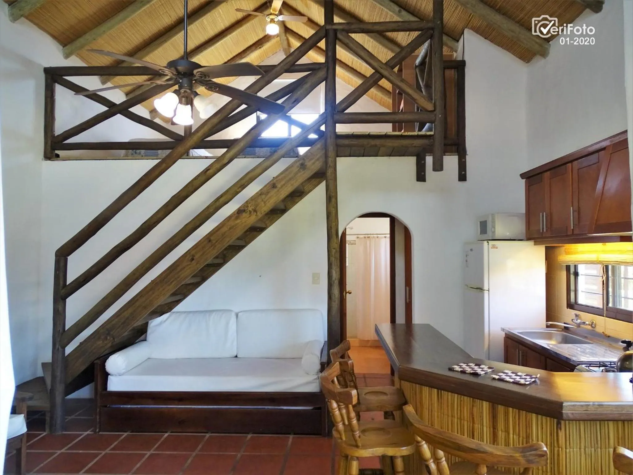 Bed in Bungalows Punta Colorada