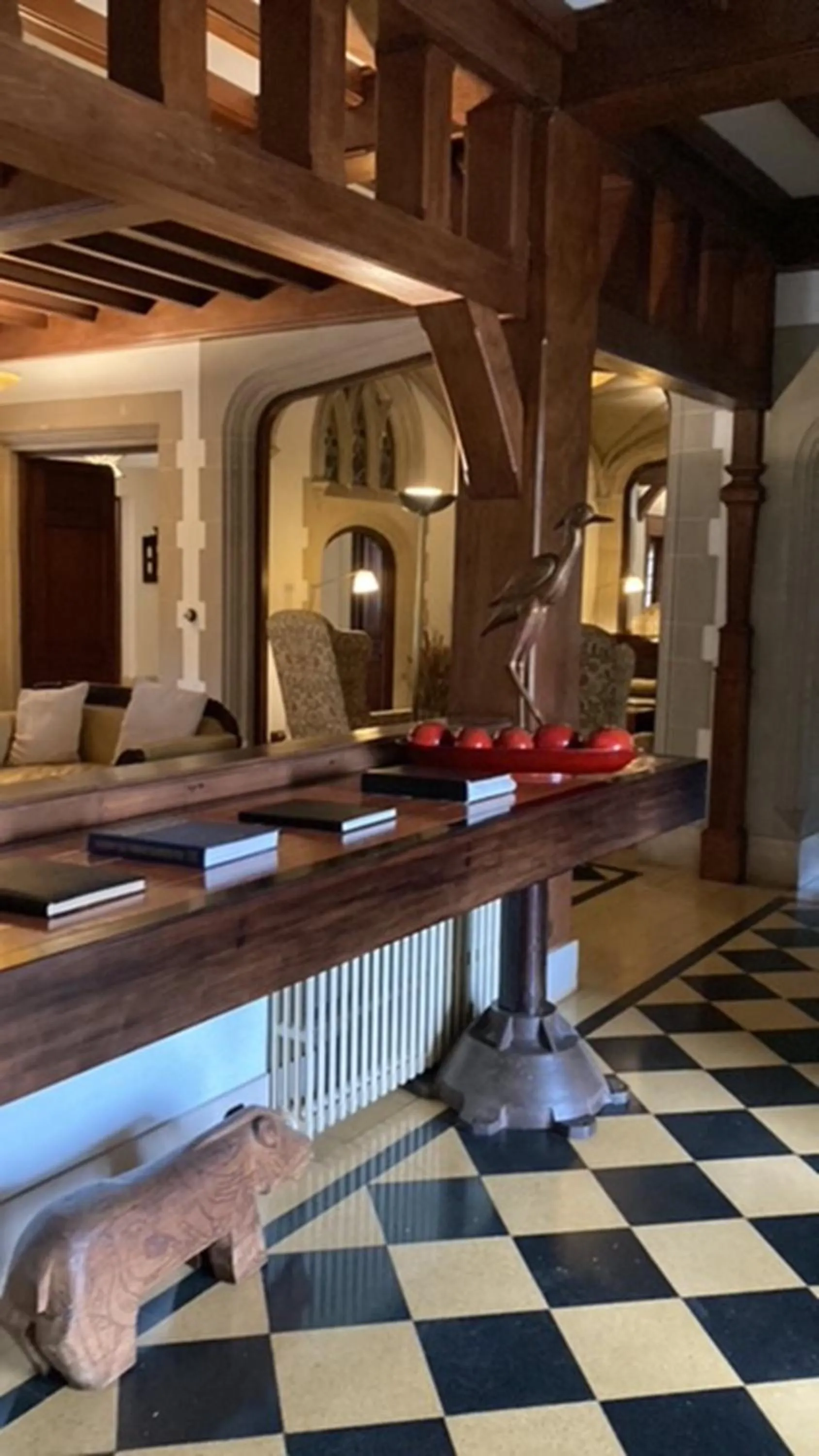 Living room in Estancia Villa Maria