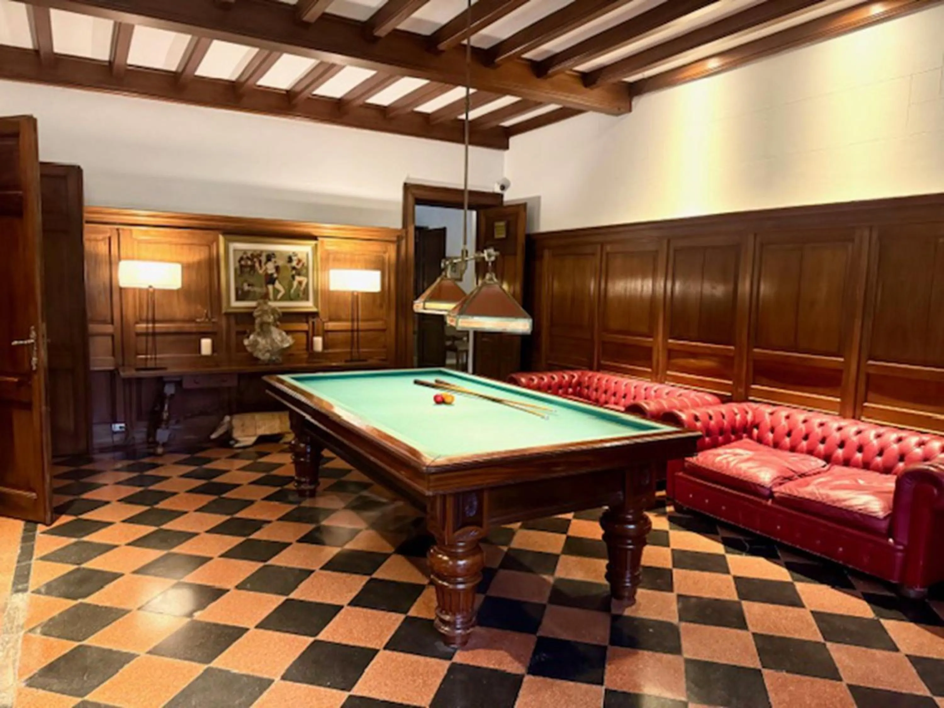 Billiard in Estancia Villa Maria