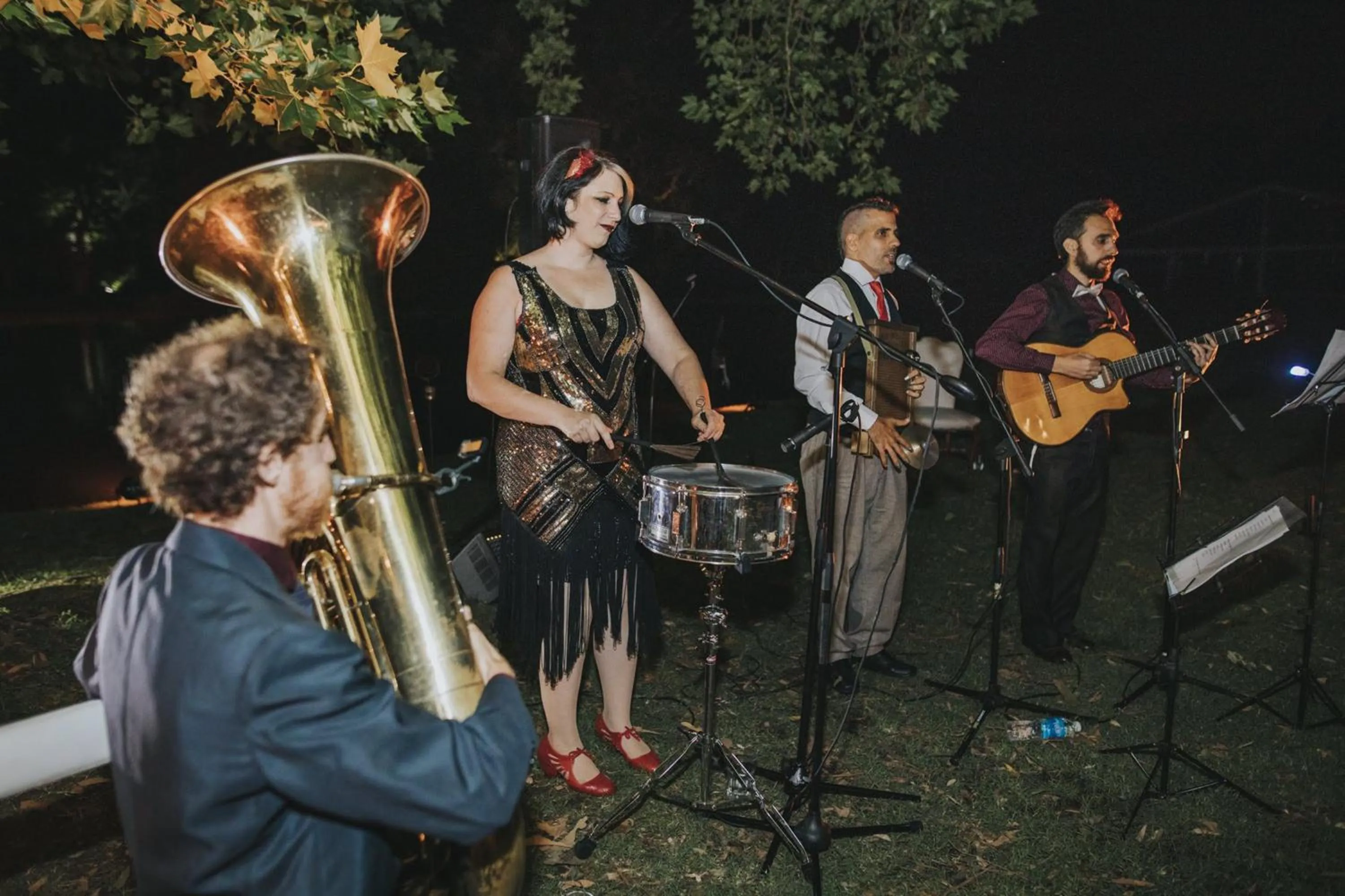 People in Estancia Villa Maria