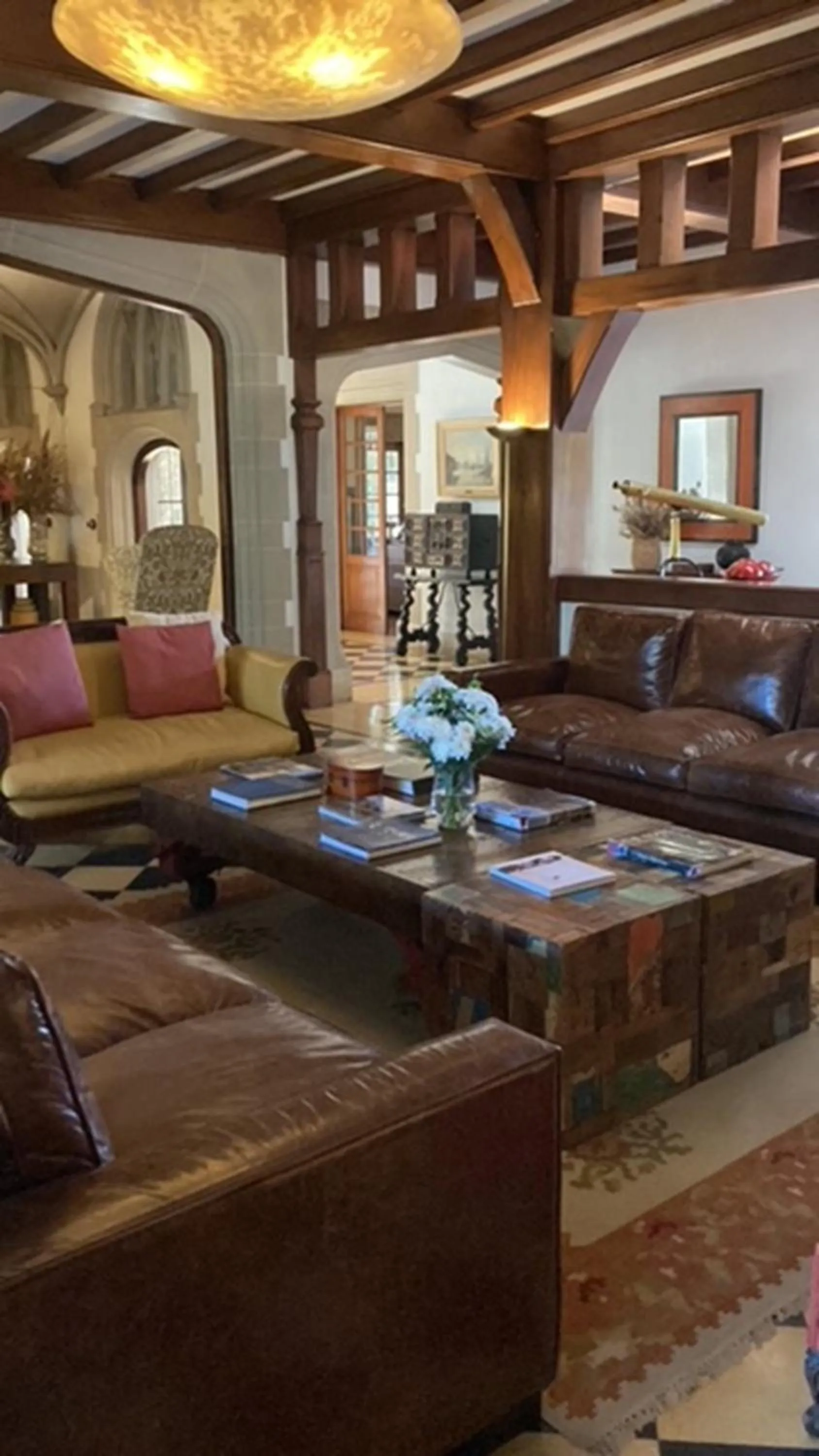 Living room in Estancia Villa Maria