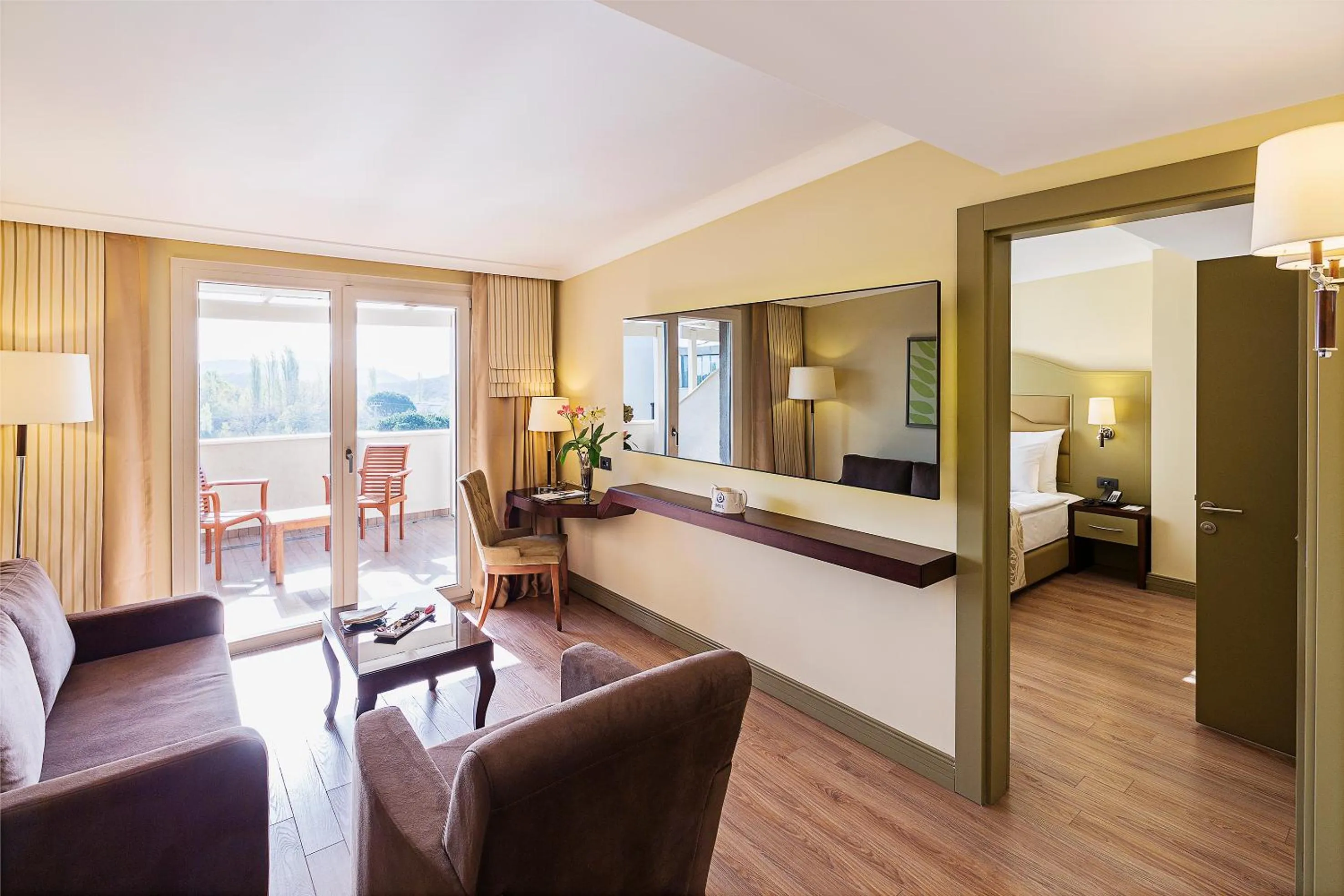 Living room, Bed in Ramada Resort Kazdağlari Thermal & Spa