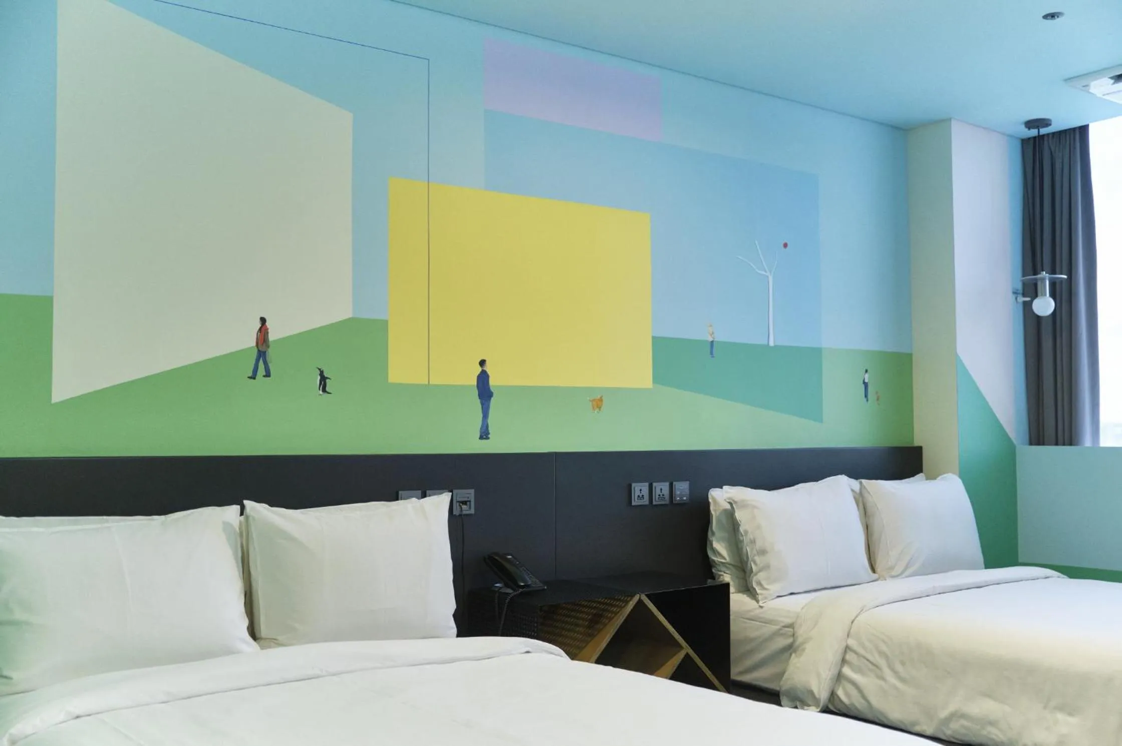 Bed in Hotel Cappuccino