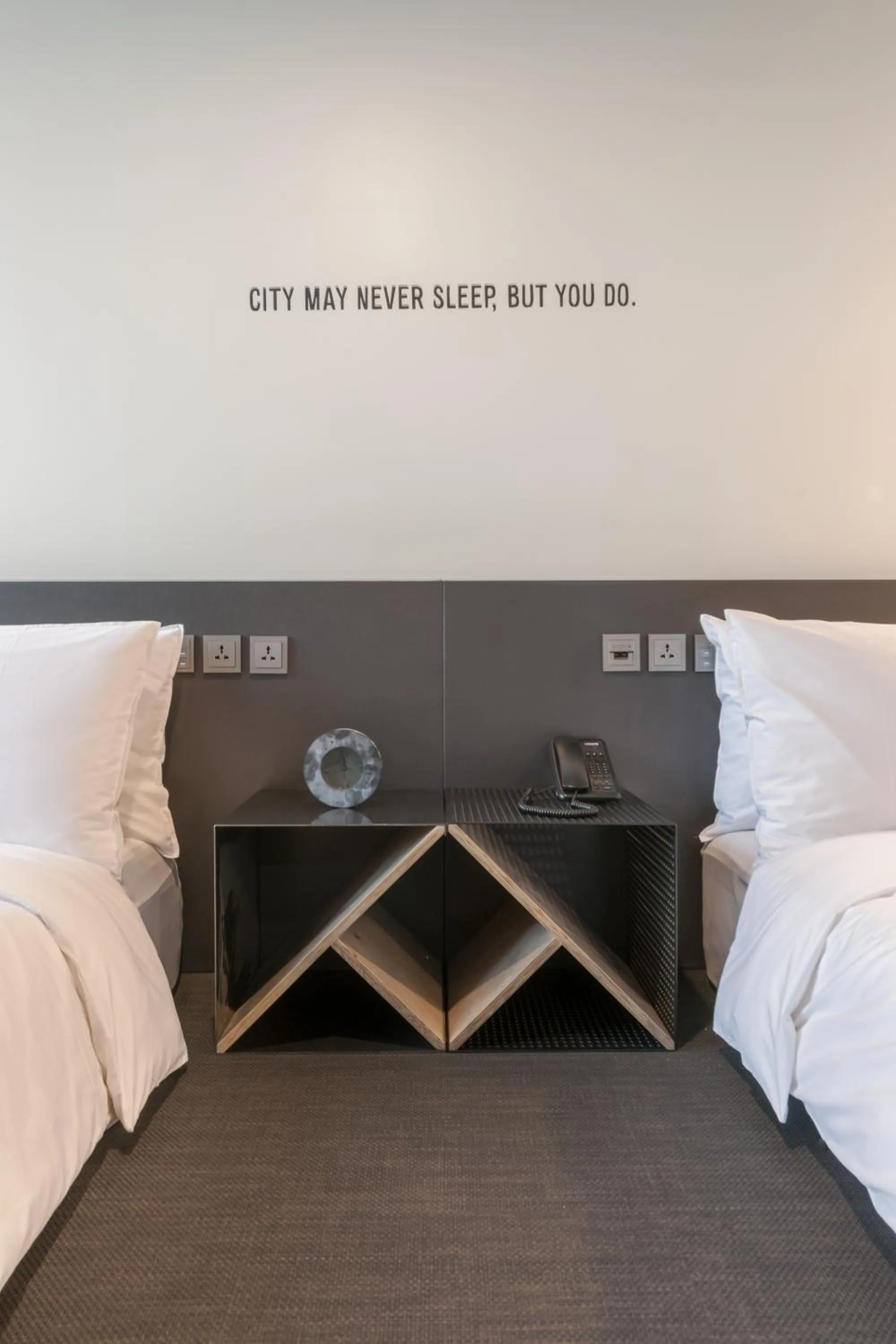 Bed in Hotel Cappuccino