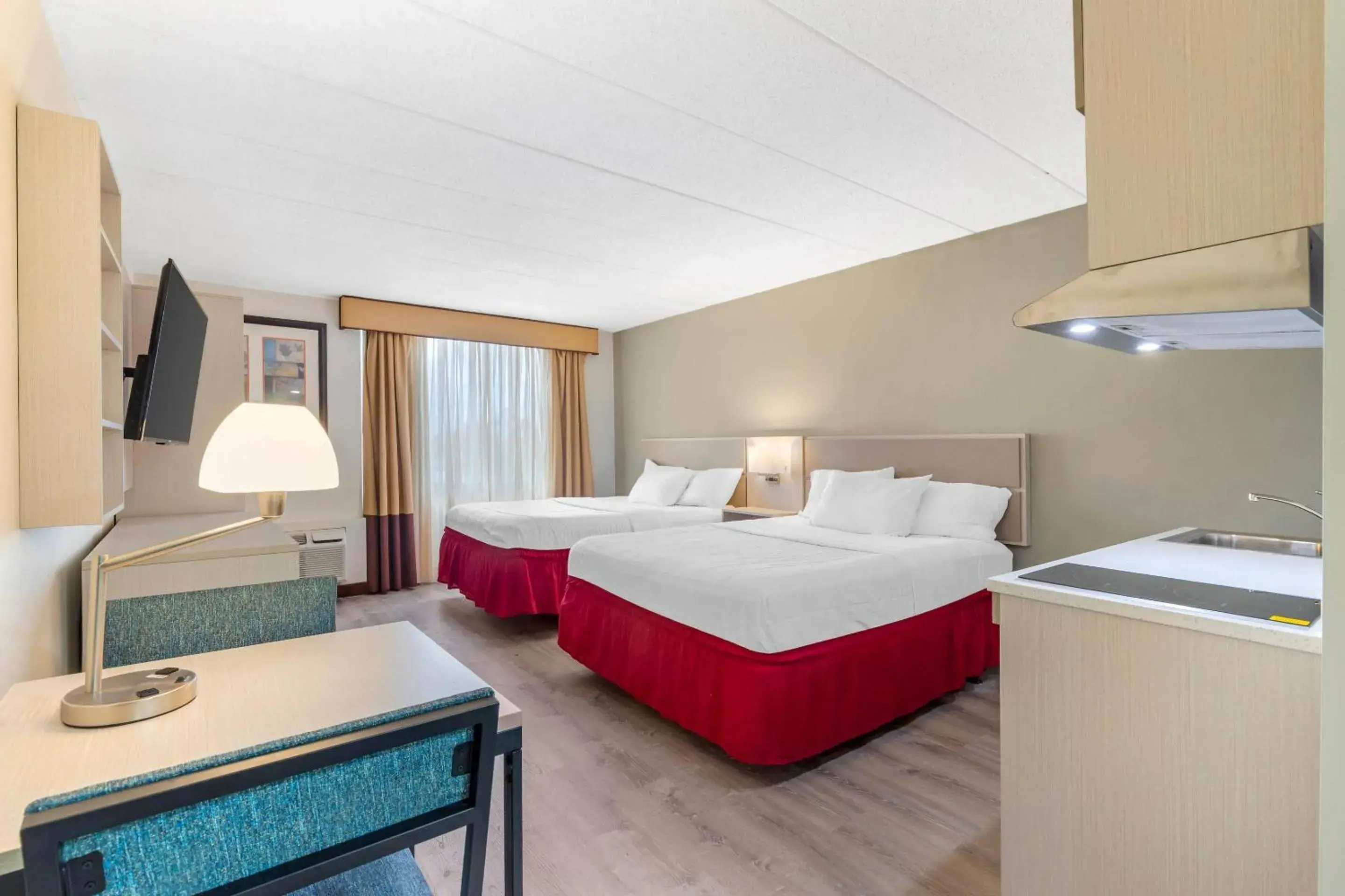 Quadruple Room with Two Queen Beds - Non Smoking in MainStay Suites Lansing West Quadruple Room with Two Queen Beds - Non Smoking in MainStay Suites Lansing West