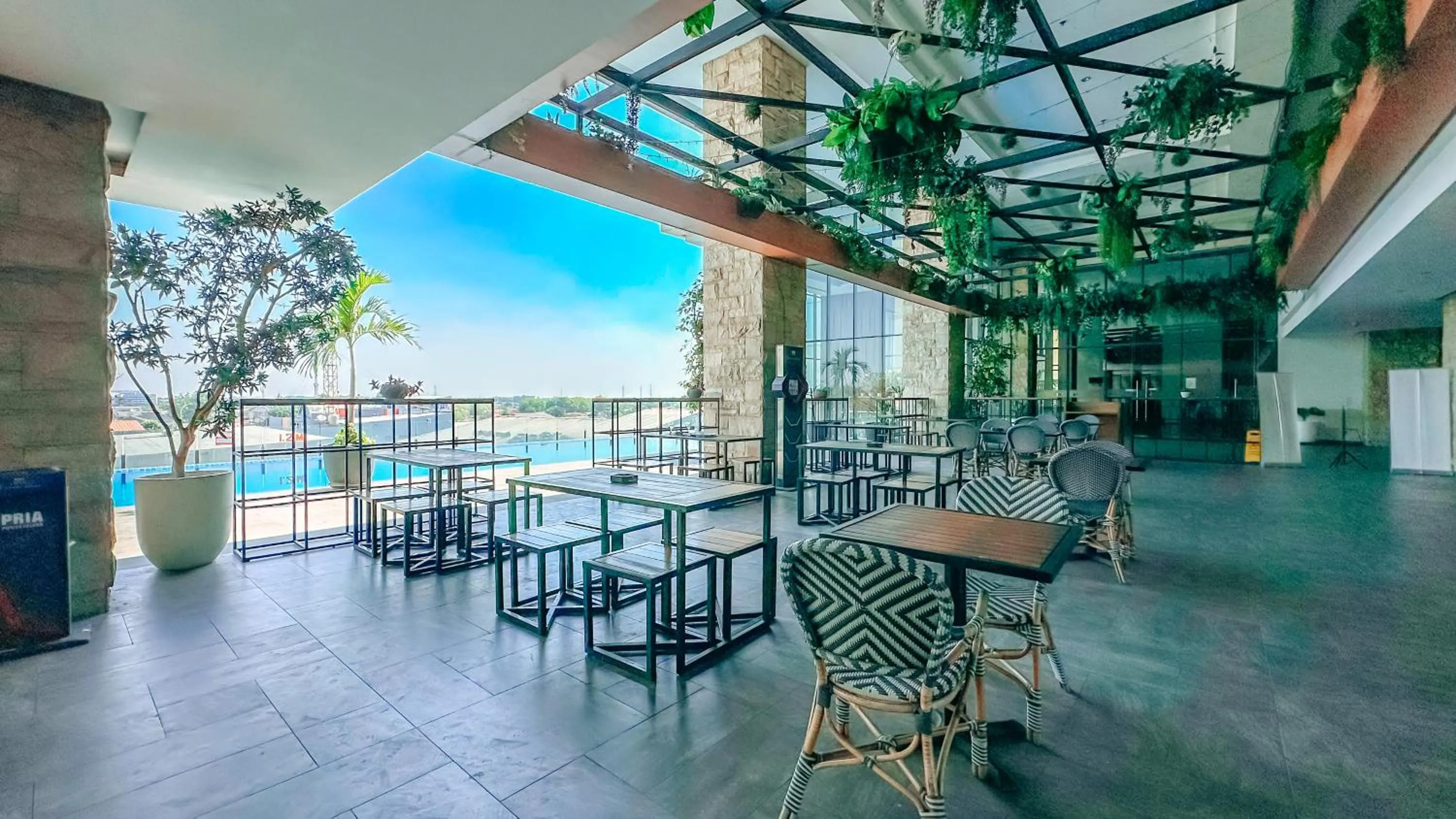 Swimming pool in Swiss-Belinn Karawang