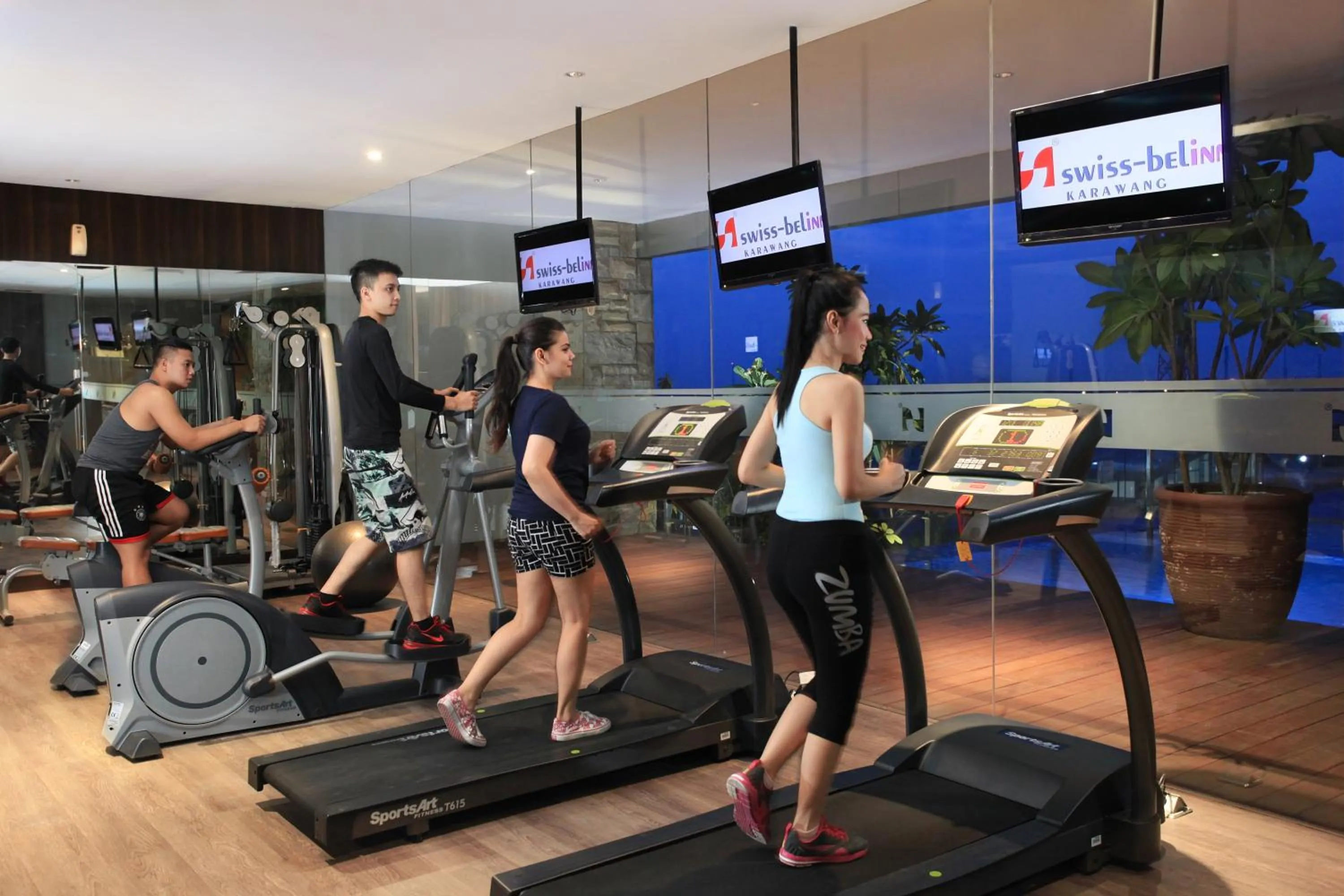 Fitness centre/facilities in Swiss-Belinn Karawang