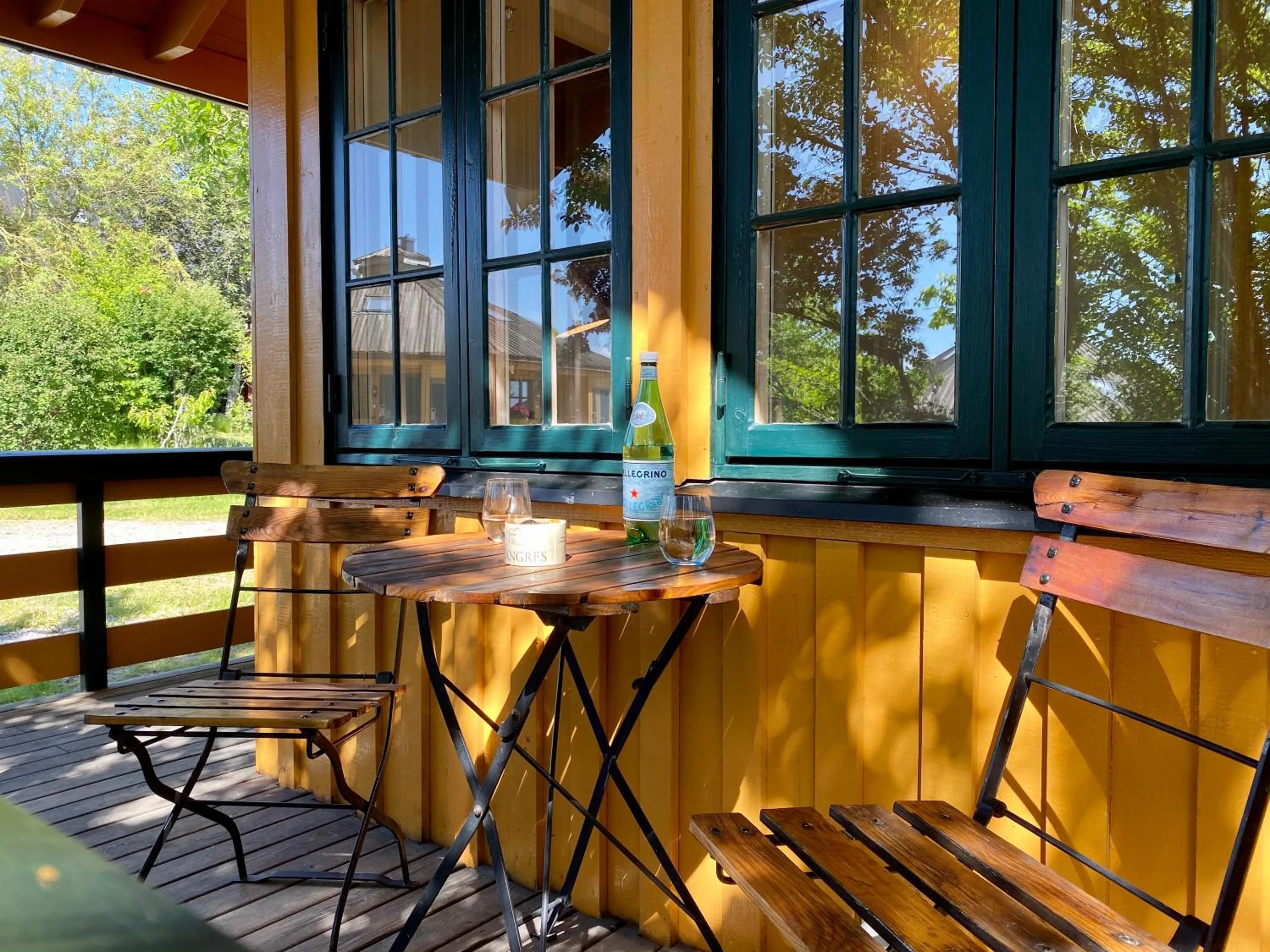 Patio in Sarpsborg Apartments - Utne Camping
