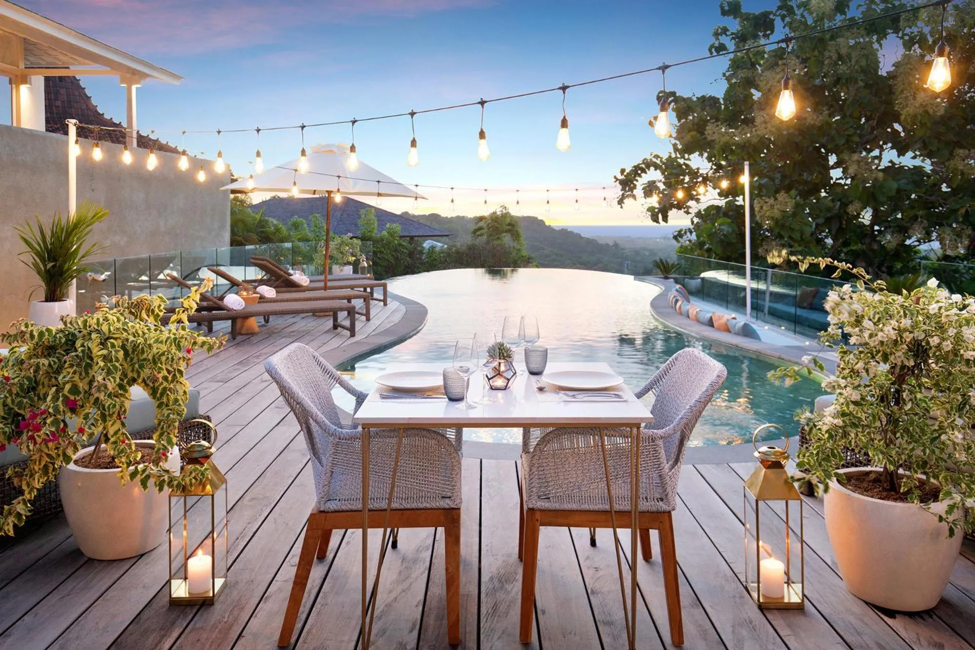 Swimming pool in Hidden Hills Villas - Small Luxury Hotels of The World