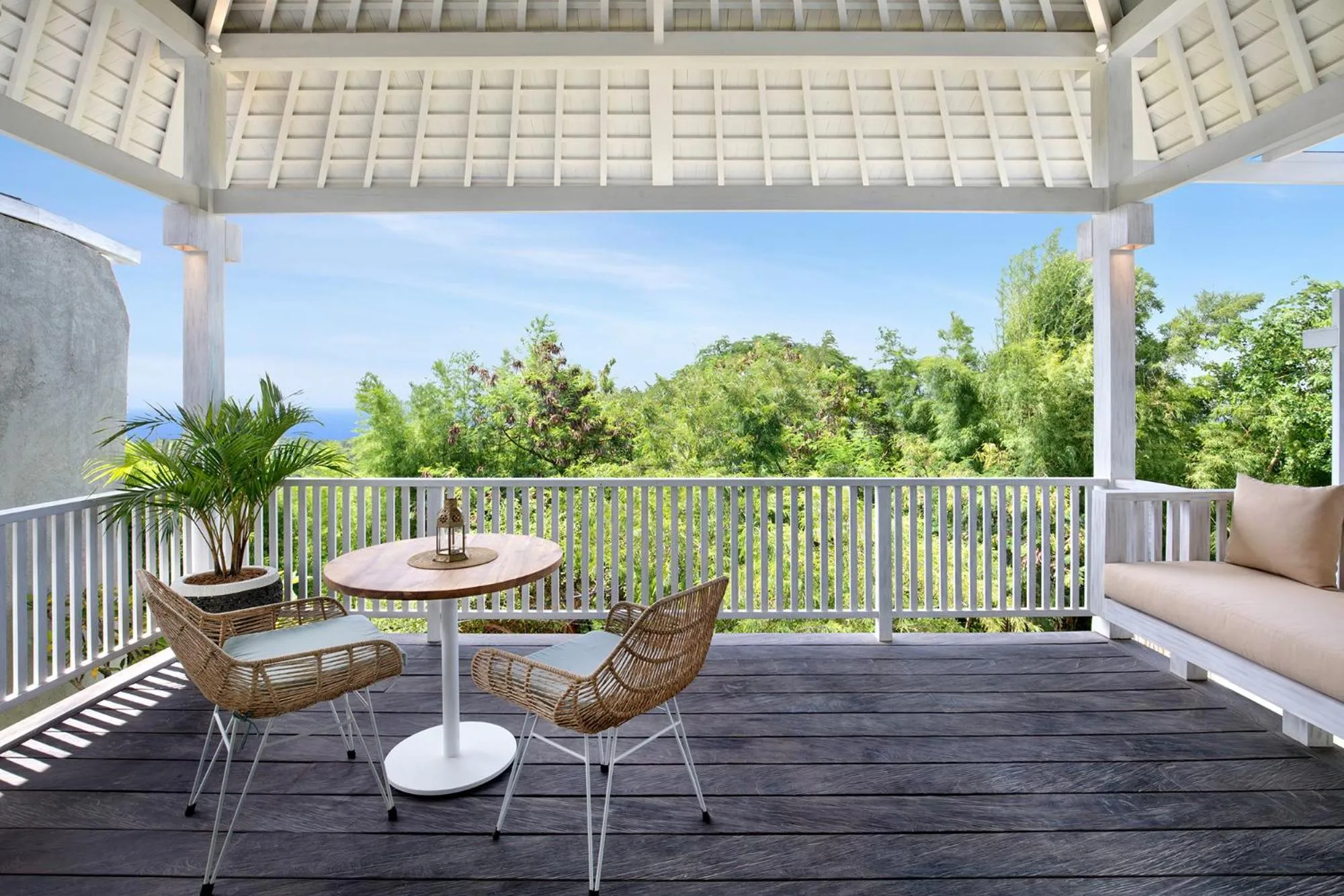 Garden view in Hidden Hills Villas - Small Luxury Hotels of The World