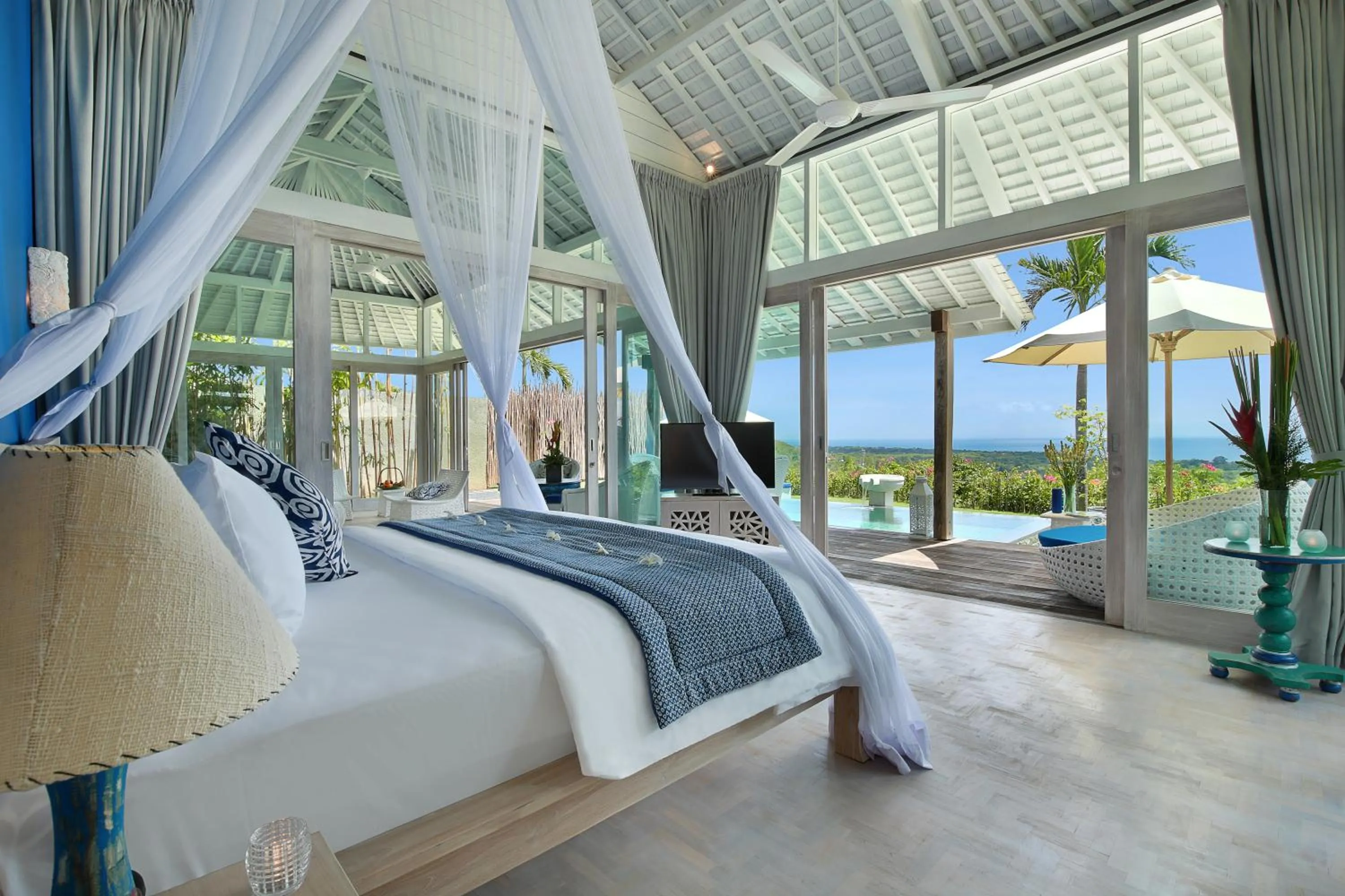 Bedroom, Bed in Hidden Hills Villas - Small Luxury Hotels of The World