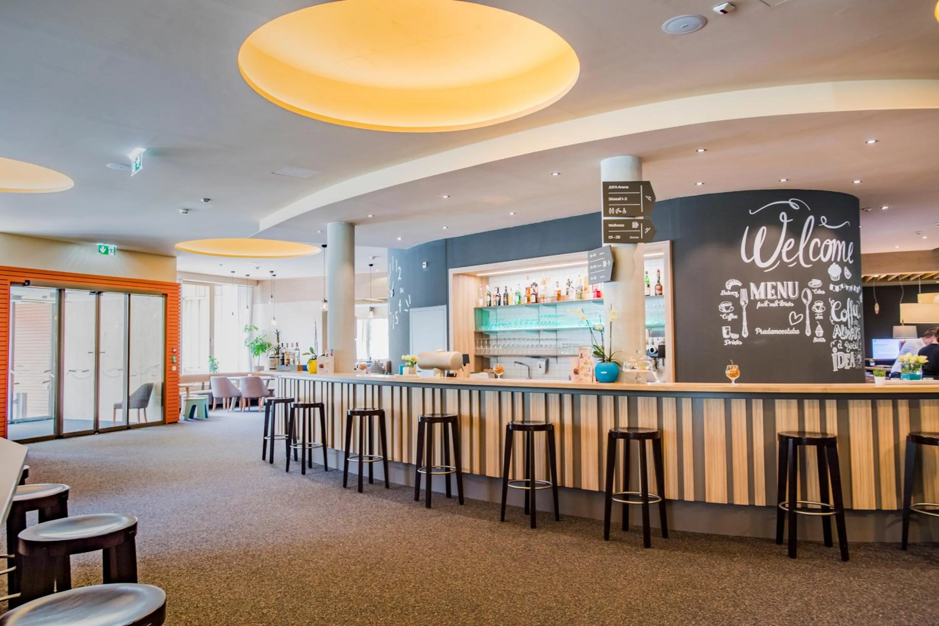 Lobby or reception in JUFA Hotel Malbun