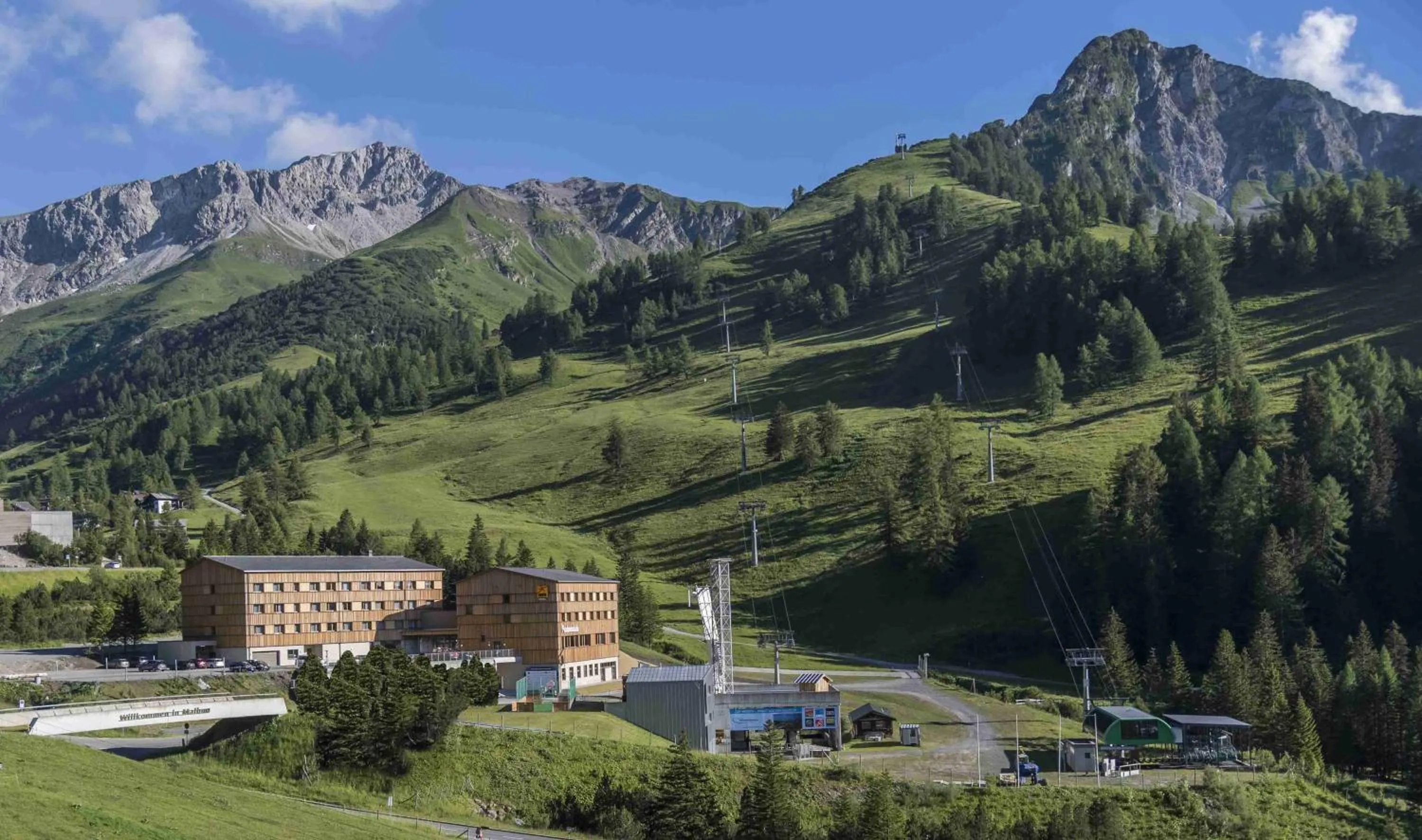 Property building in JUFA Hotel Malbun