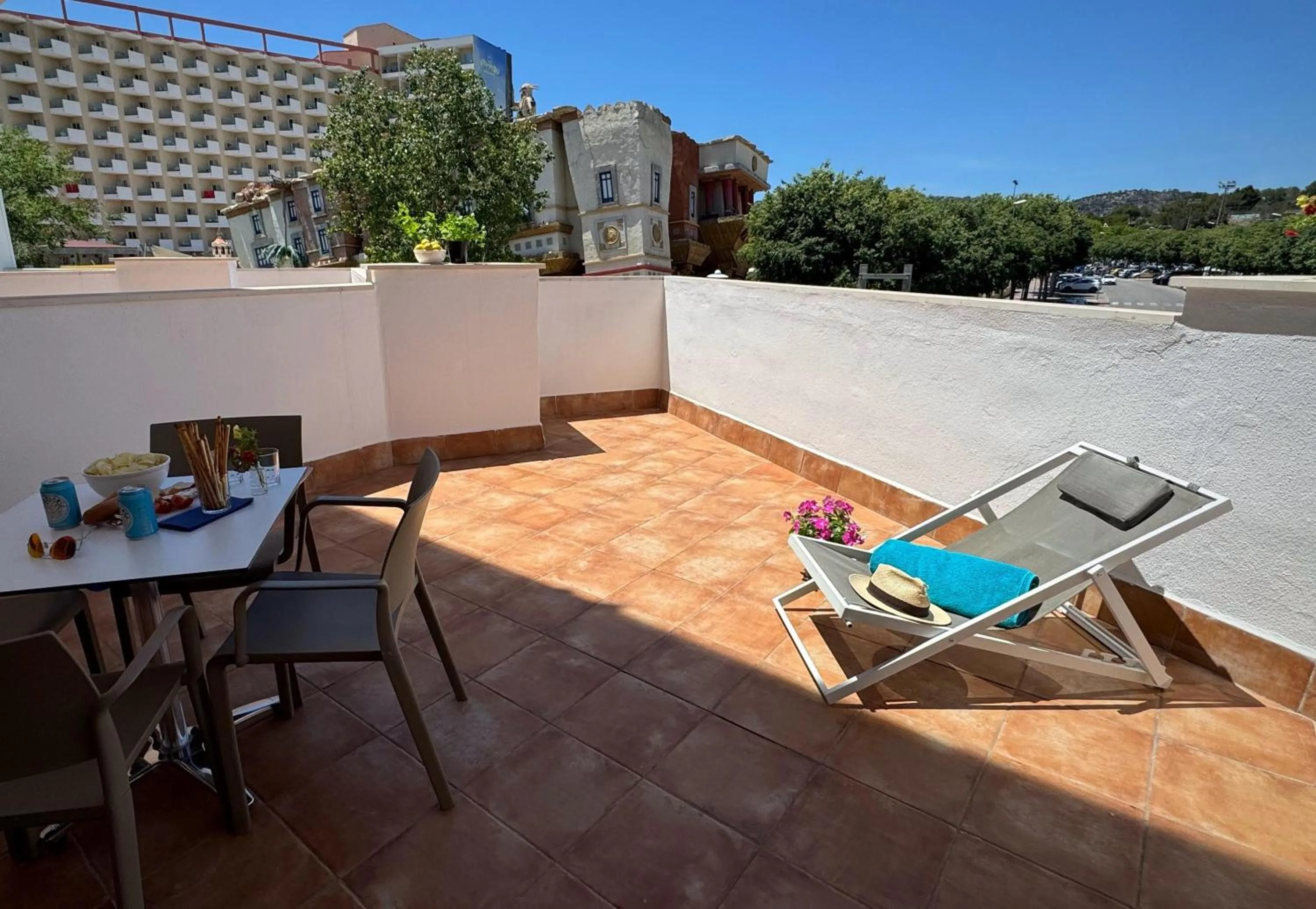 Balcony/Terrace in INN Mallorca Aparthotel