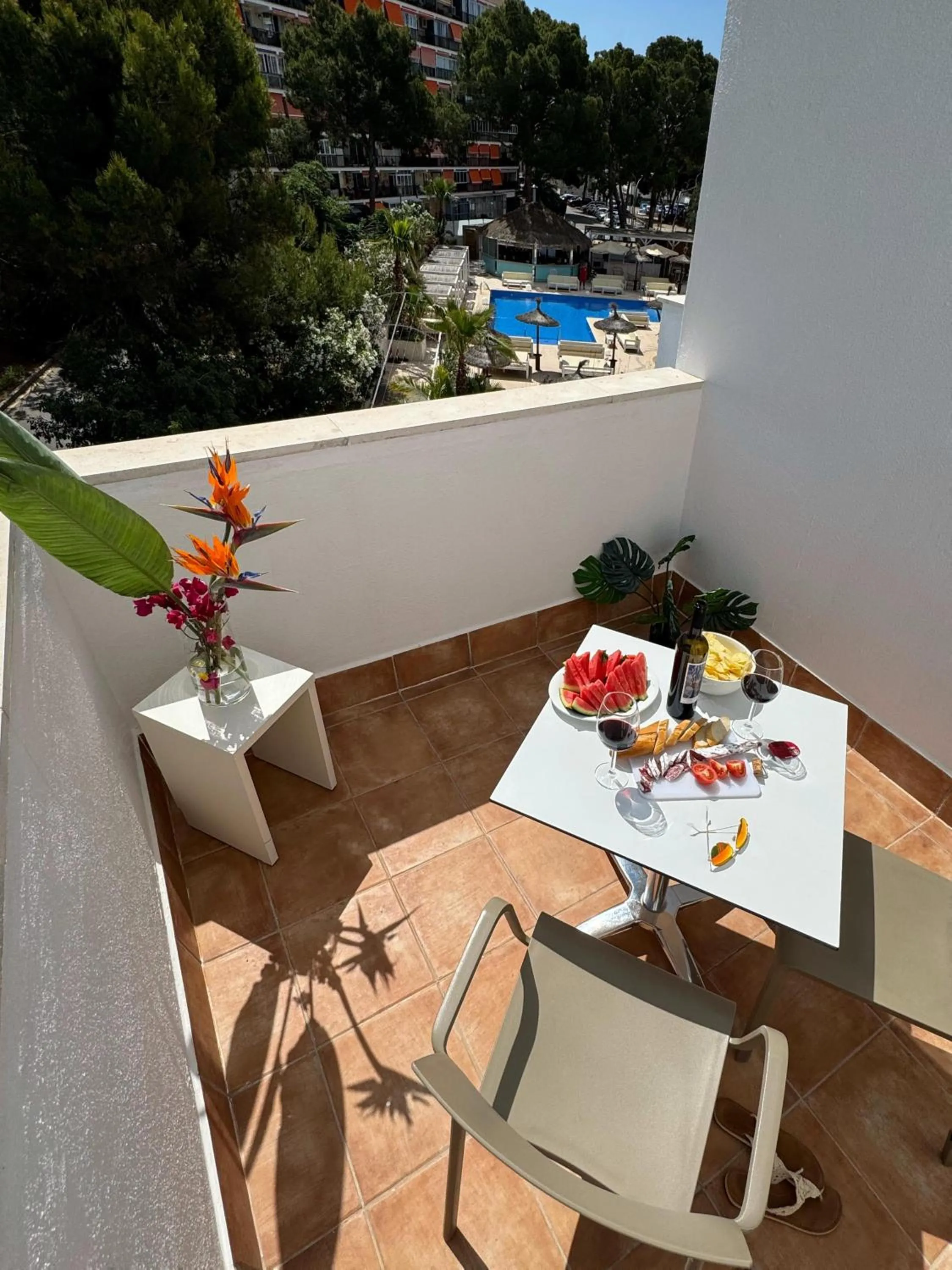 Balcony/Terrace in INN Mallorca Aparthotel
