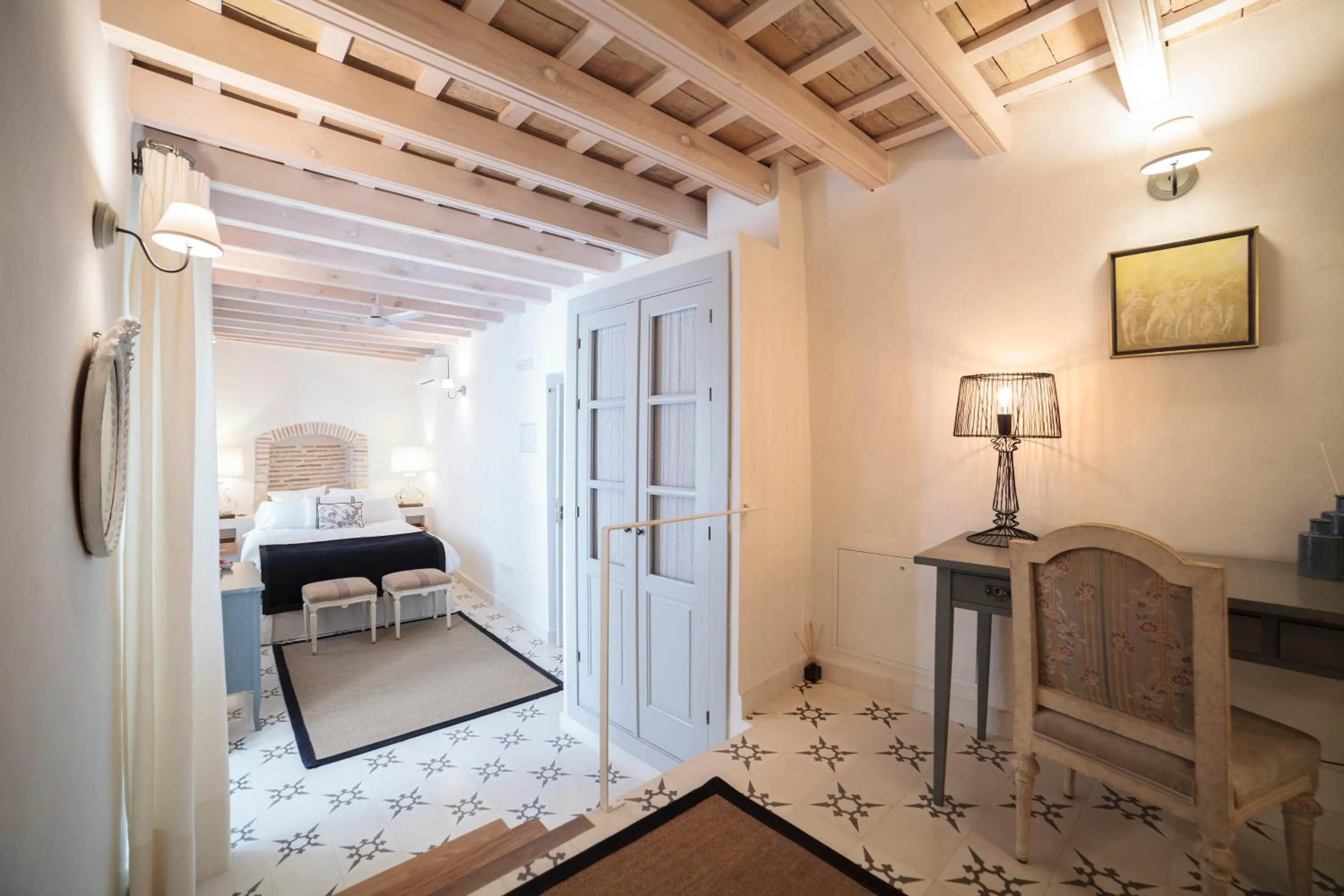 Decorative detail, Bed in Casa Shelly Hospedería